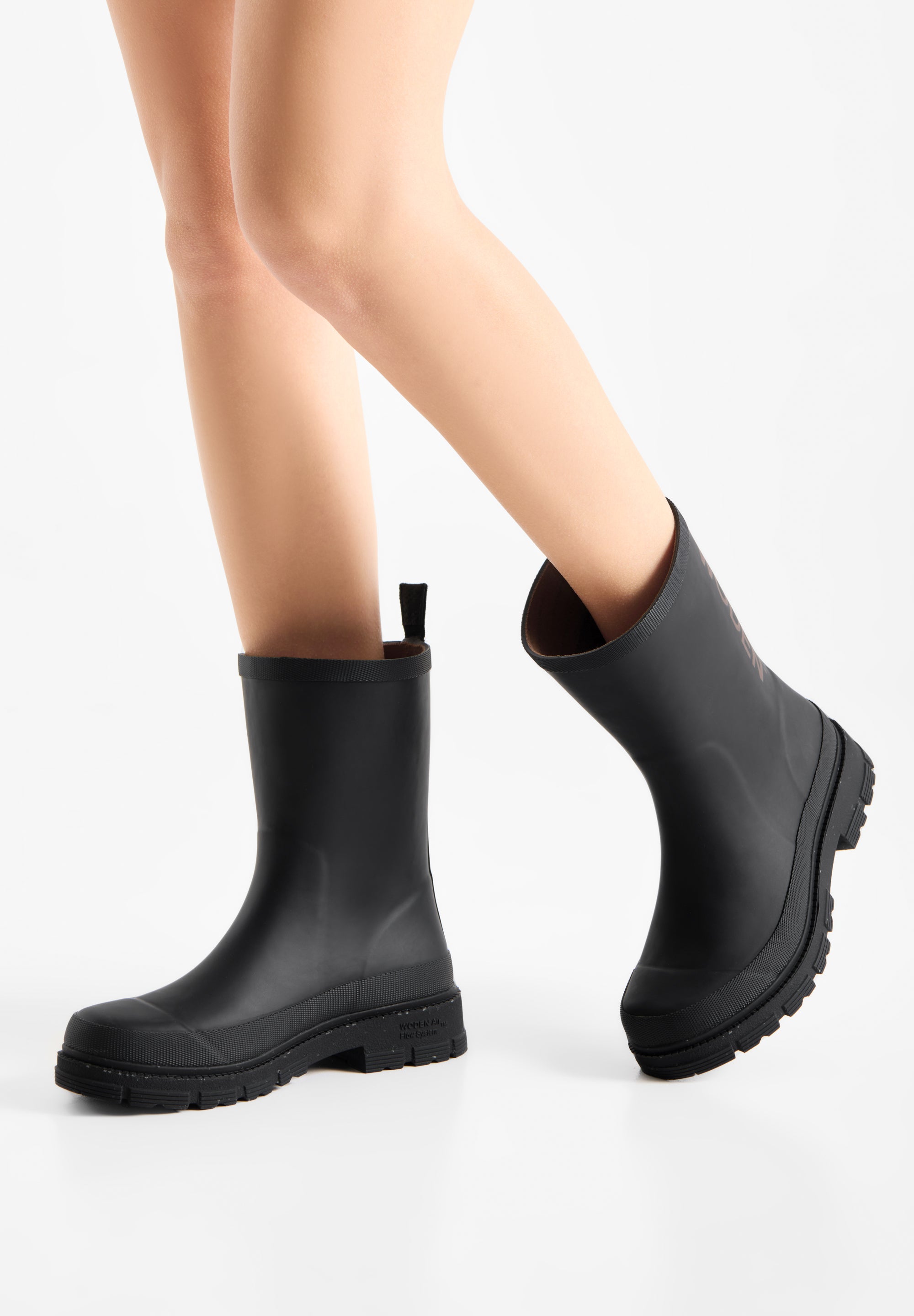 WODEN Lia Waterproof Rubber Boots 020 Black