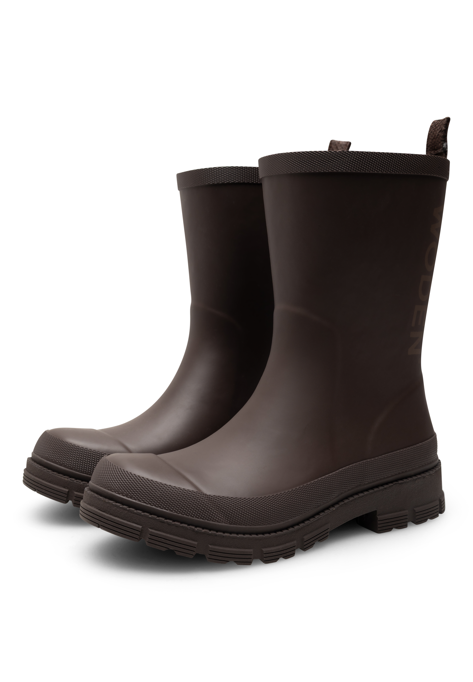 WODEN Lia Waterproof Rubber Boots 063 Chocolate