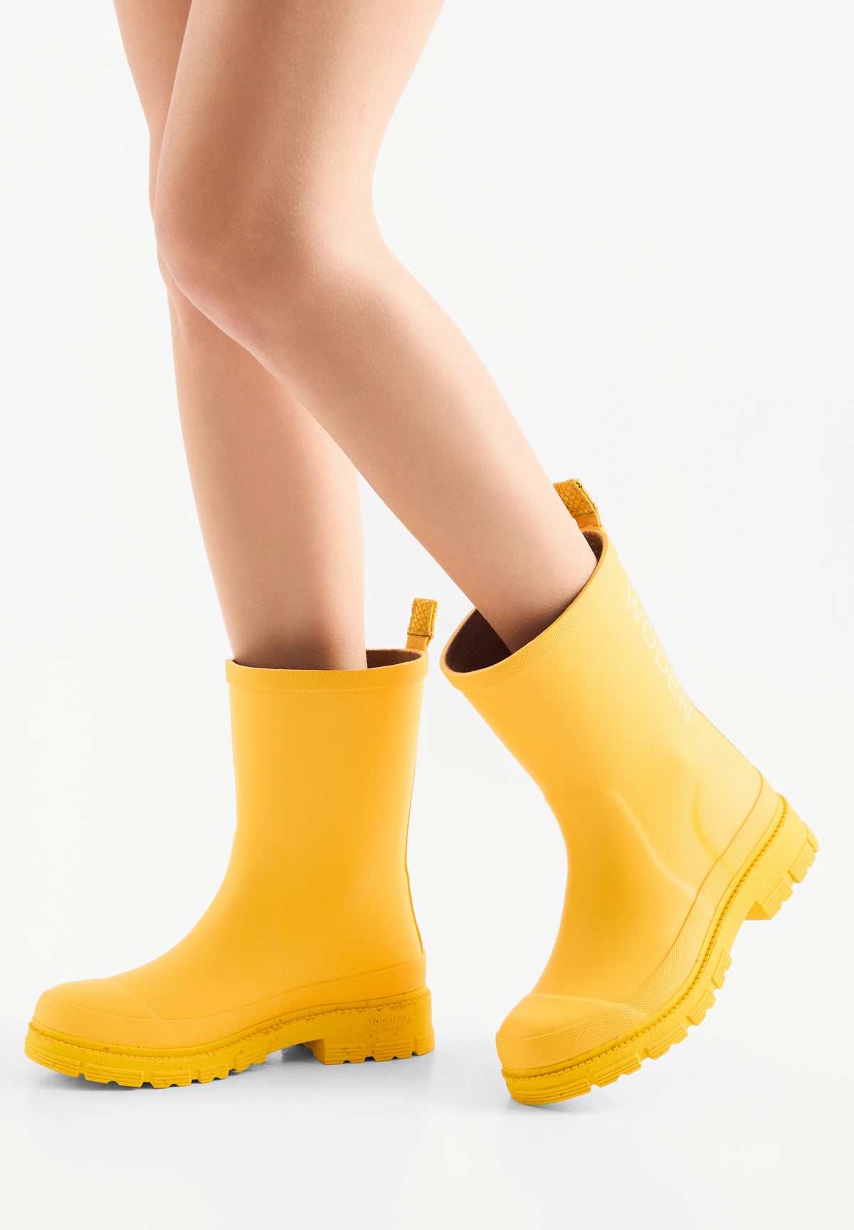 WODEN Lia Waterproof Rubber Boots 115 Old Gold