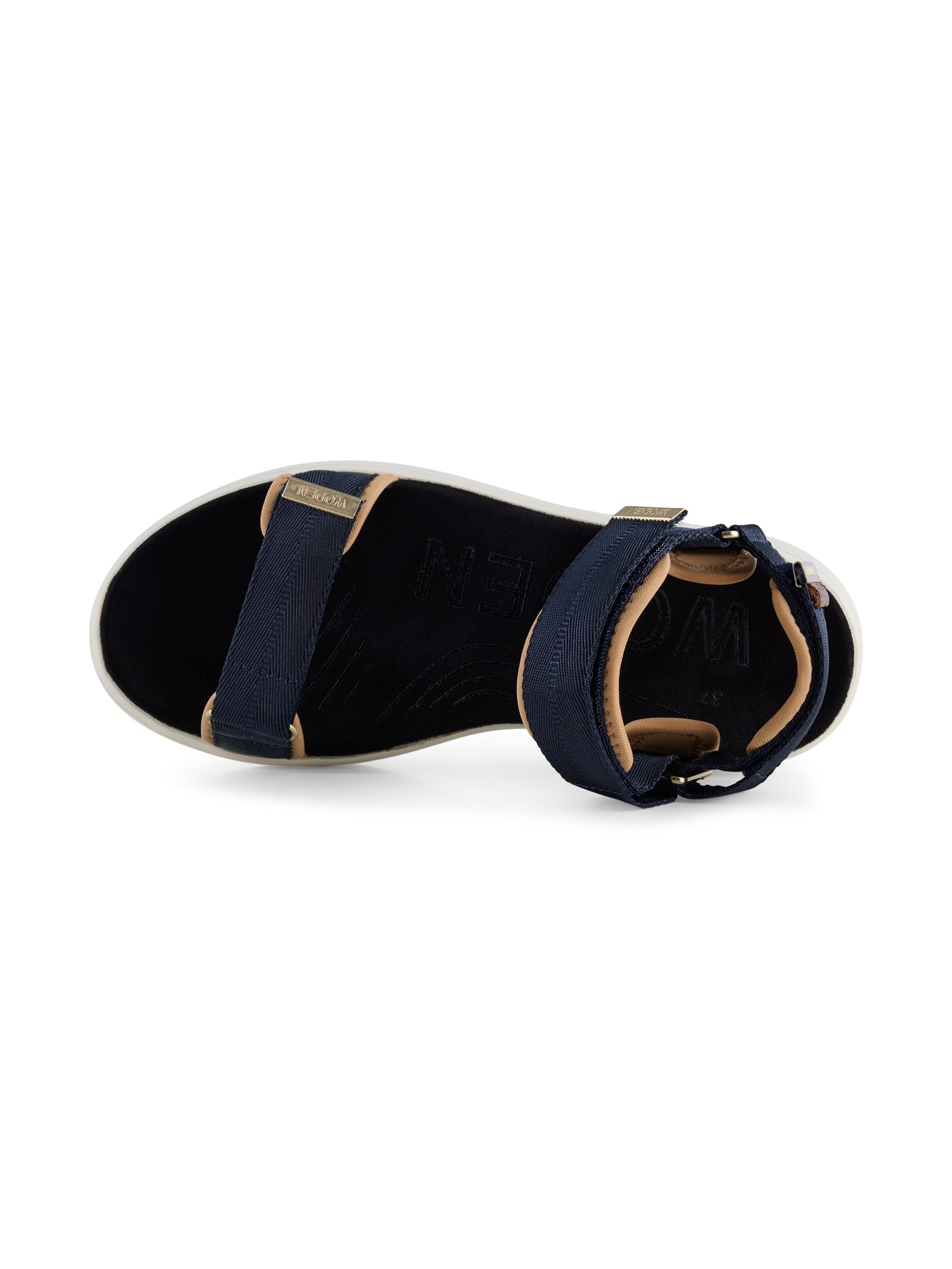 WODEN Line Sandals 009 Dark Navy