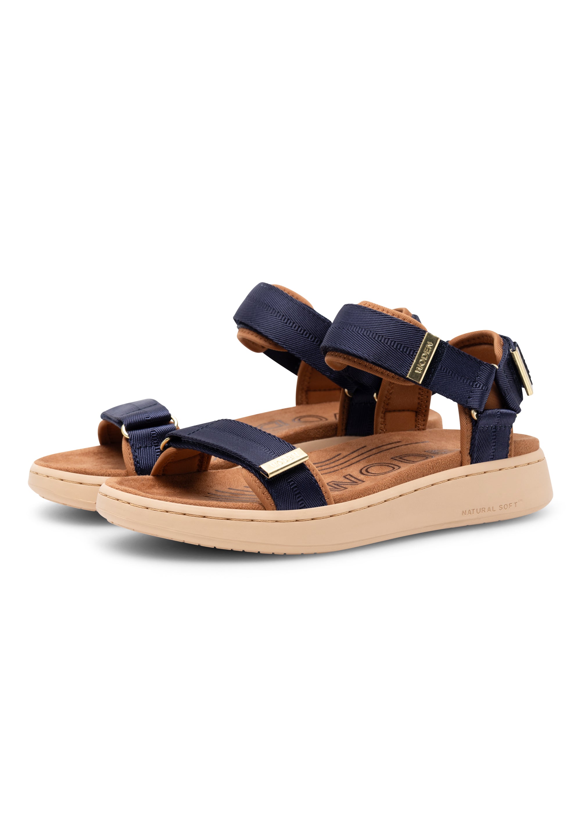 WODEN Line Sandals 010 Navy