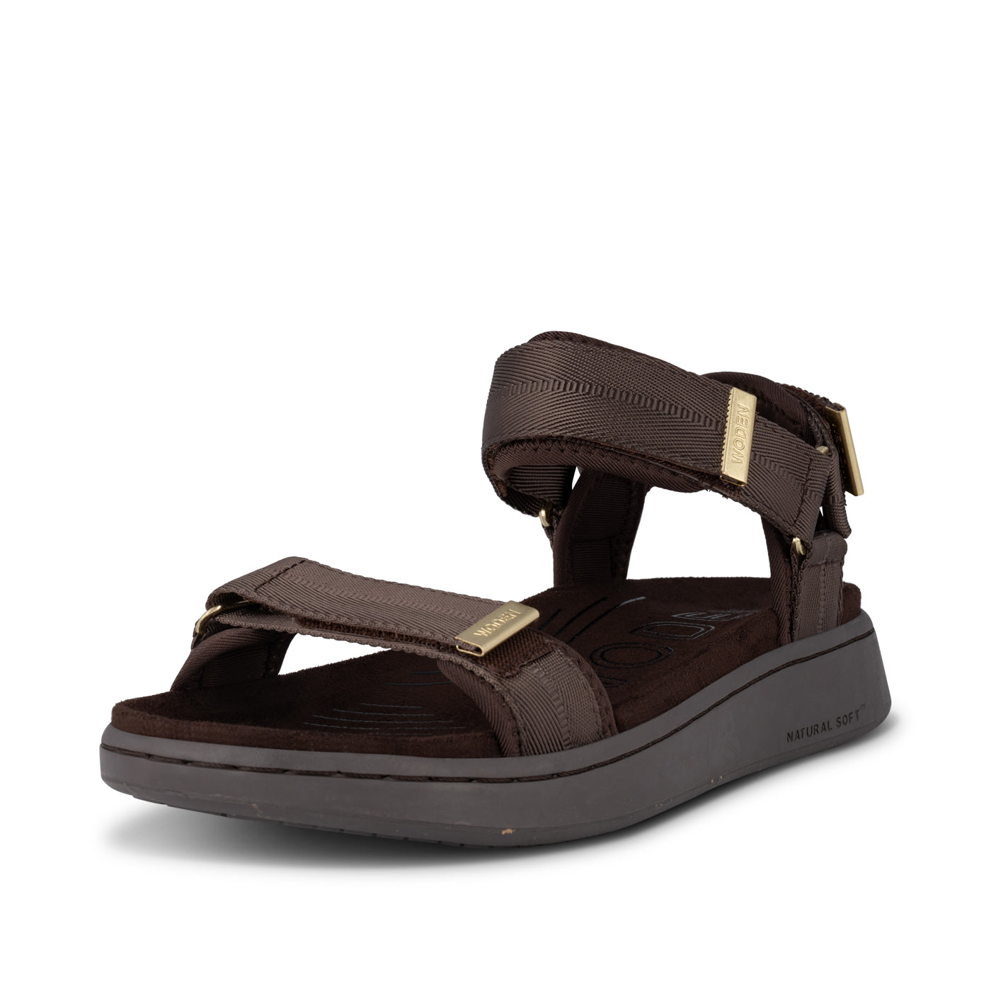 WODEN Line Sandals 063 Chocolate