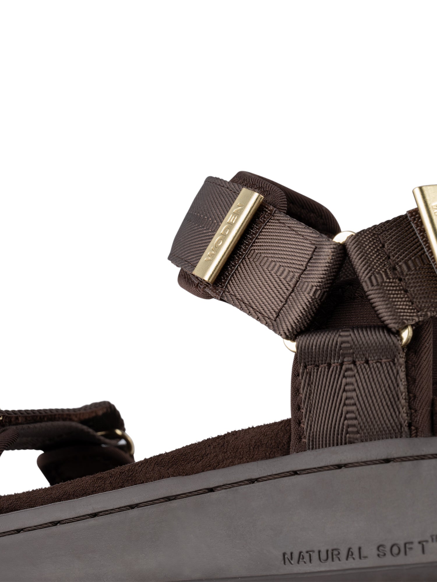 WODEN Line Sandals 063 Chocolate