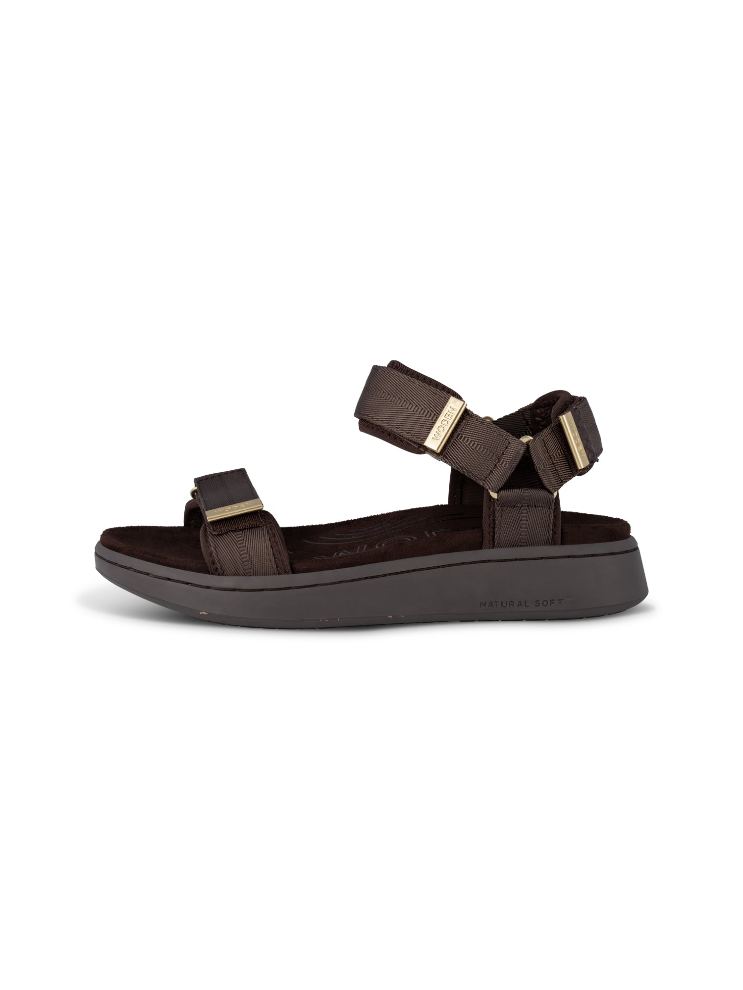 WODEN Line Sandals 063 Chocolate