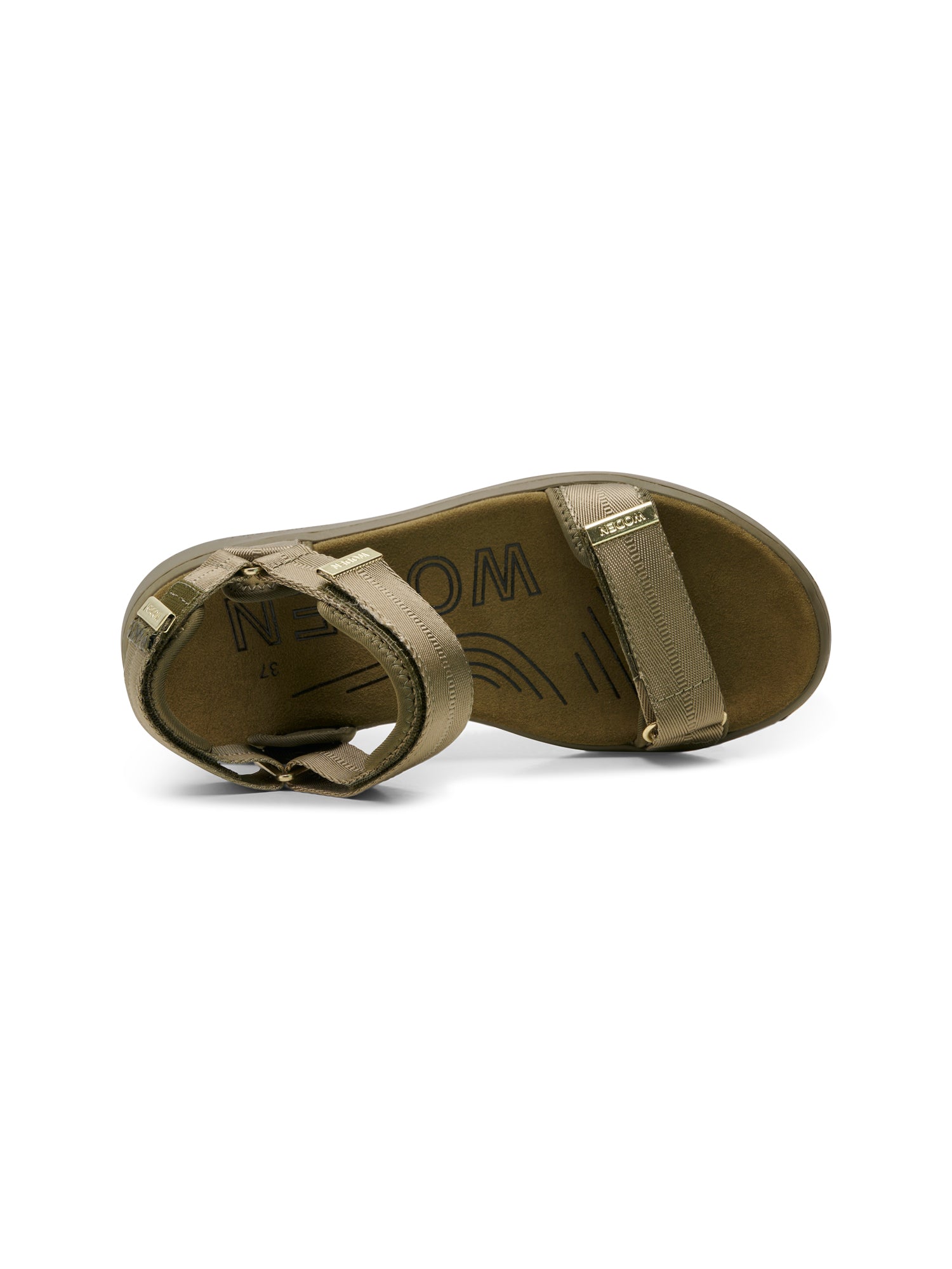 WODEN Line Sandals 295 Dark Olive
