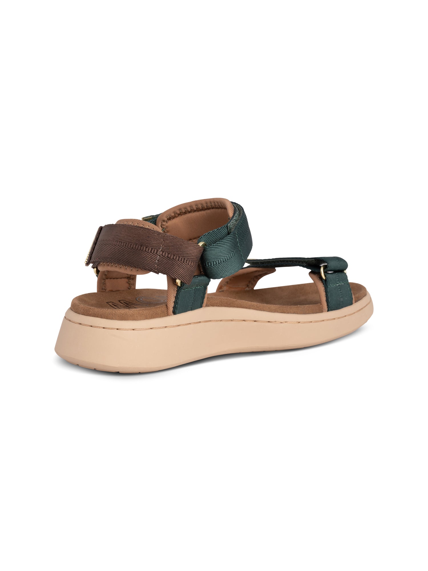 WODEN Line Sandals 524 Deep Forest/Chocolate
