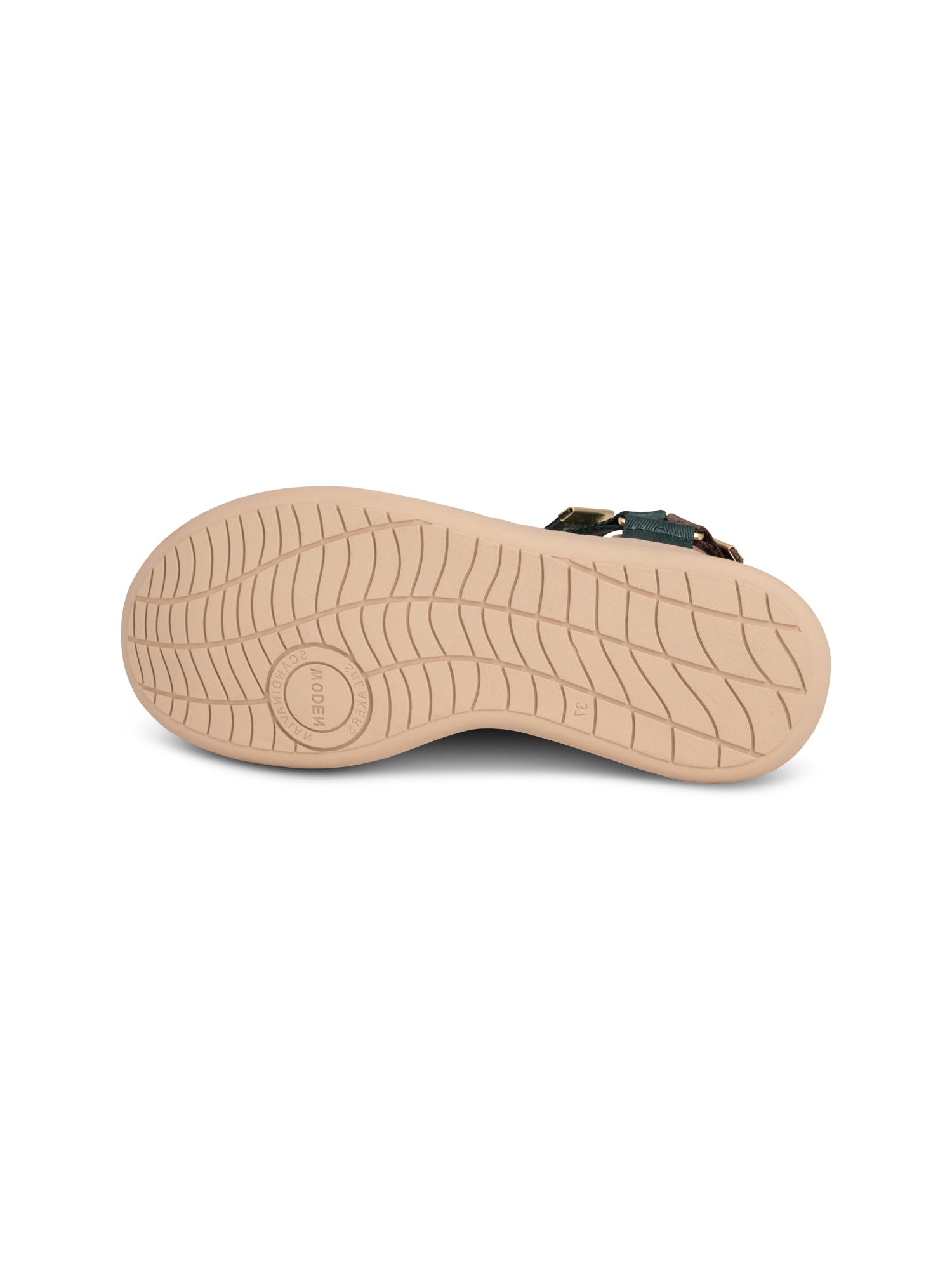 WODEN Line Sandals 524 Deep Forest/Chocolate