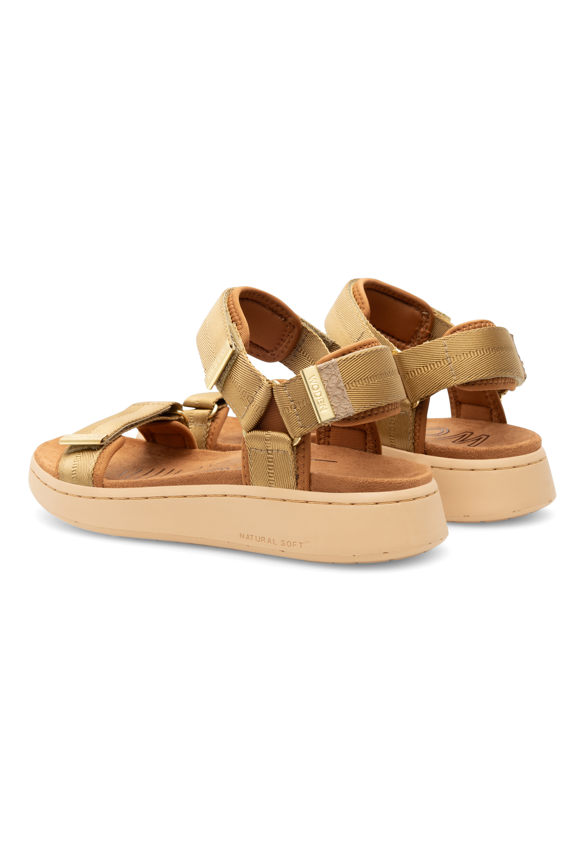 WODEN Line Sandals 703 Khaki