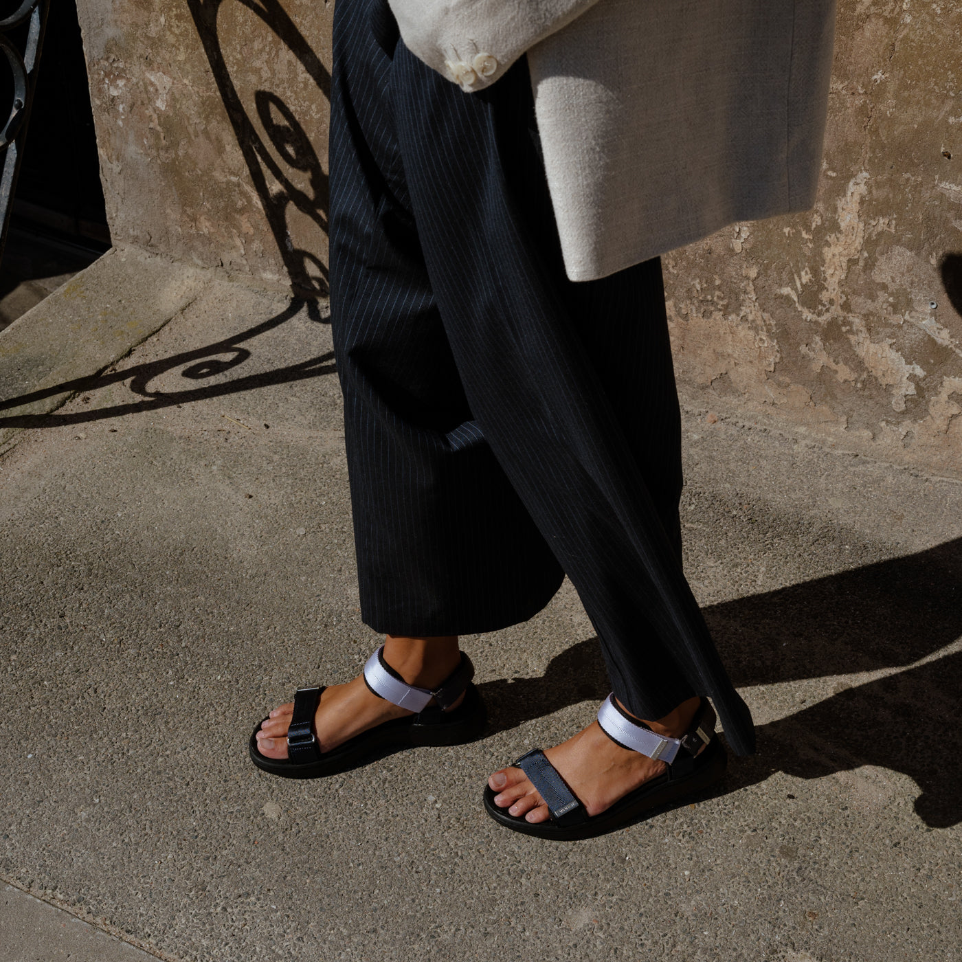 WODEN Line Sandals 902 Multi Navy