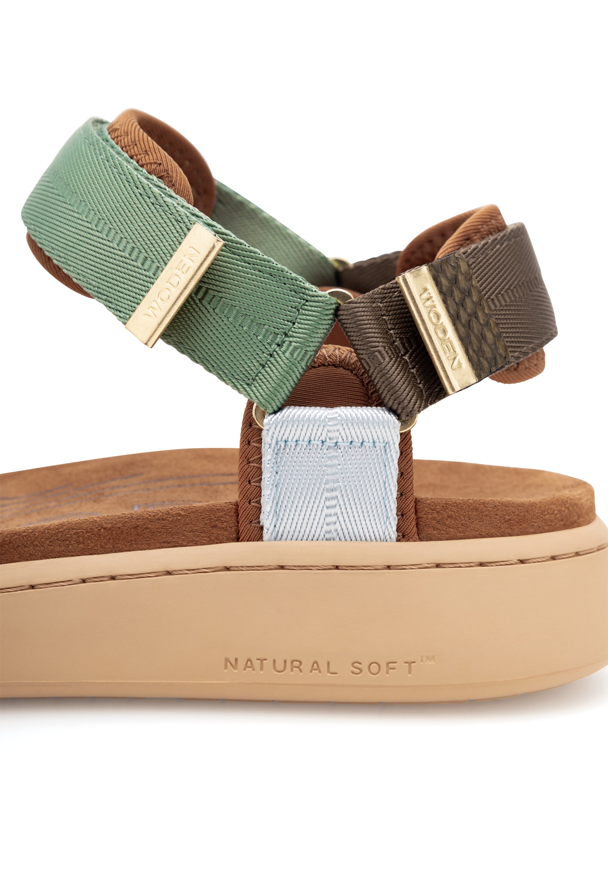 WODEN Line Sandals 911 Algae Multi