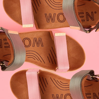 WODEN Line Sandals 911 Algae Multi