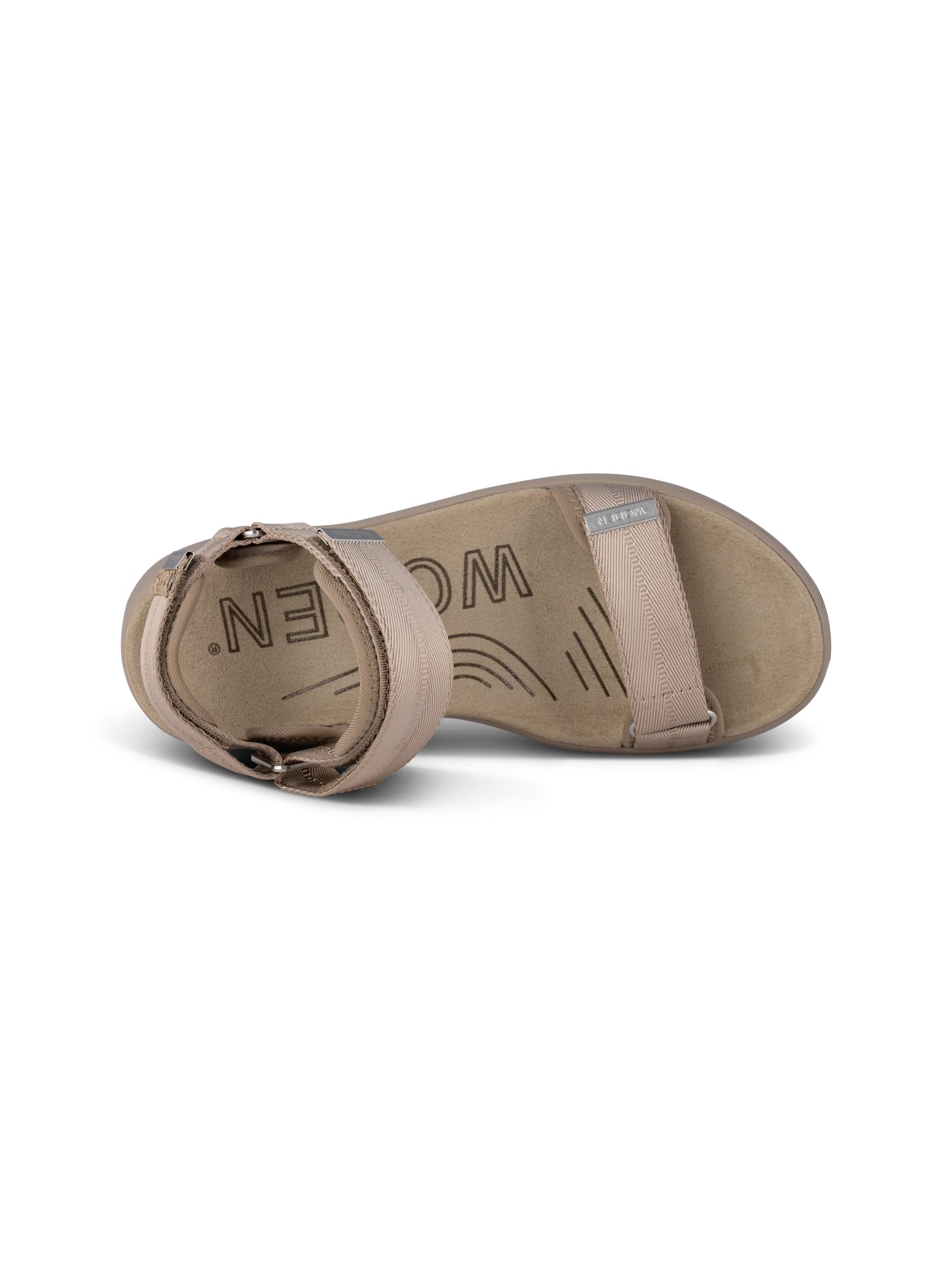 WODEN Line Sandals 963 Silver Mink/Silver Mink