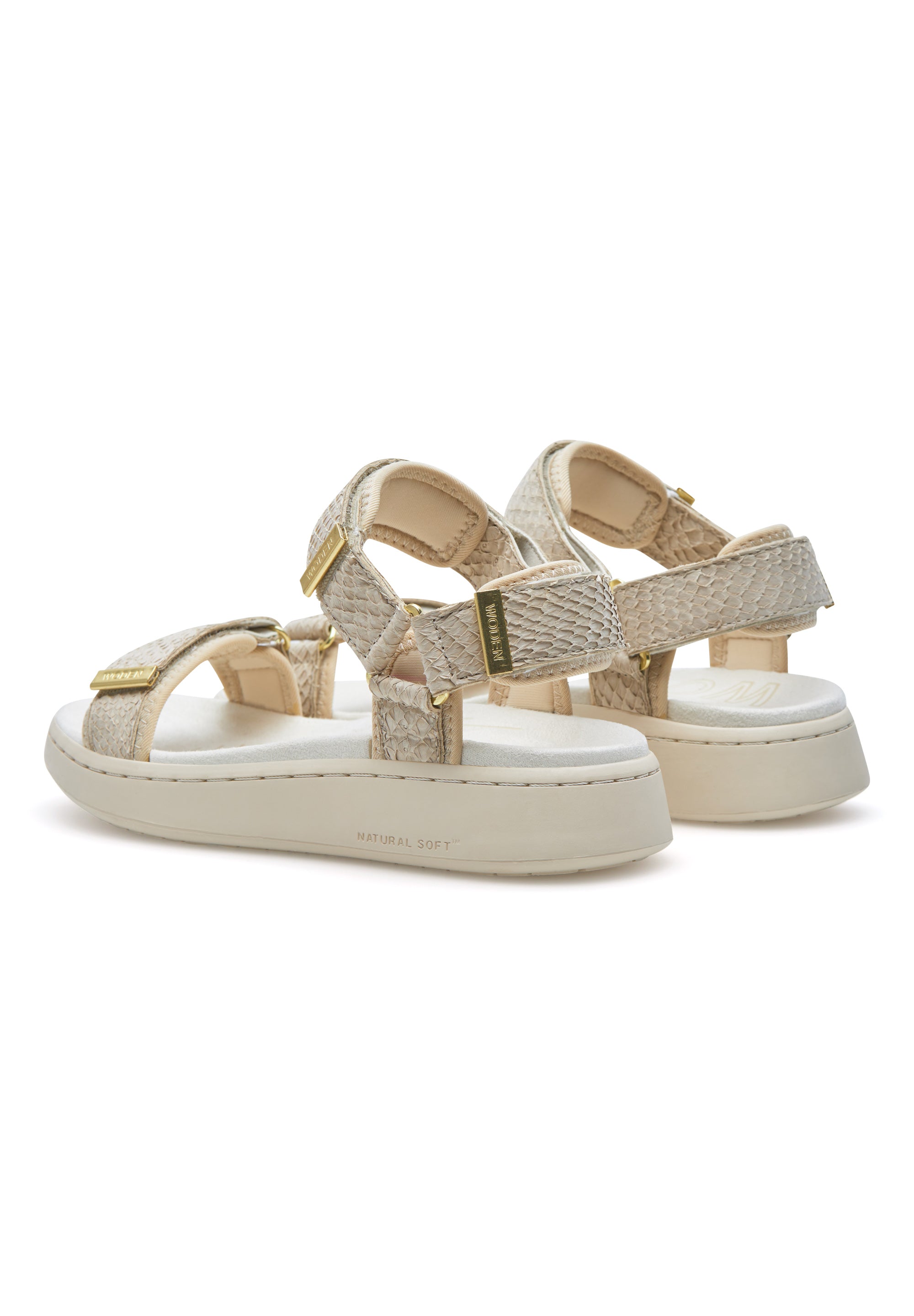 WODEN Line Fish Sandals 813 Ivory