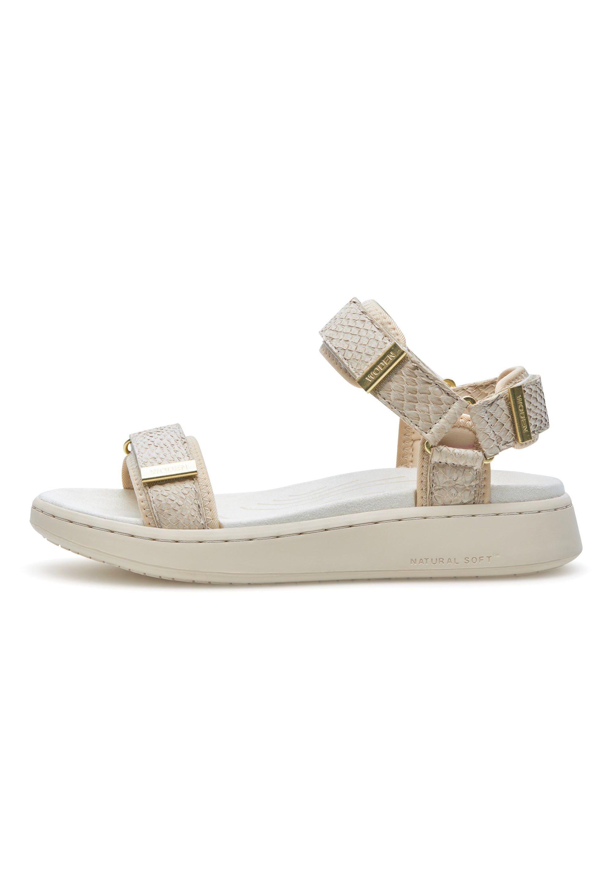 WODEN Line Fish Sandals 813 Ivory