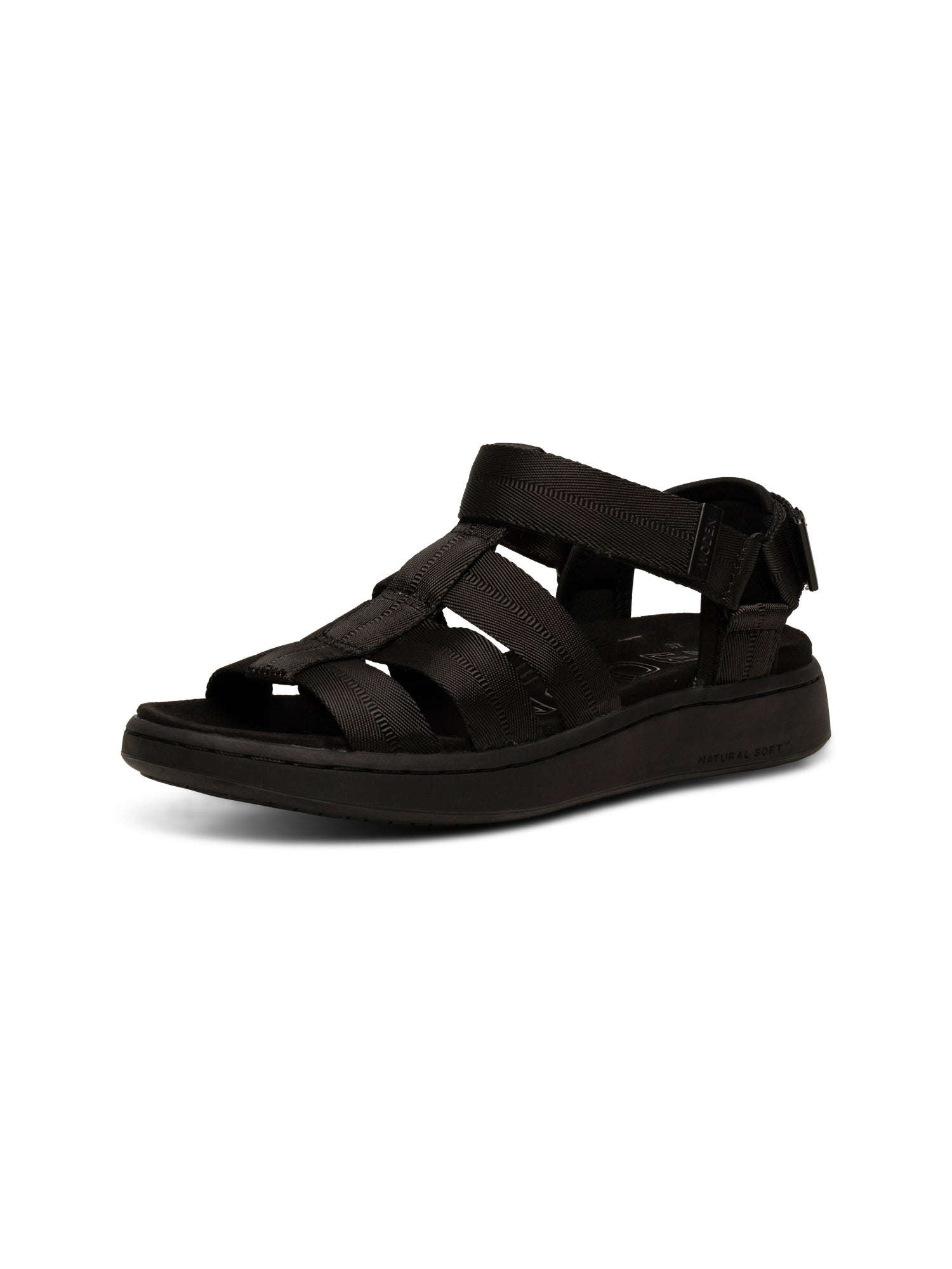 WODEN Line Fisherman Sandals 020 Black