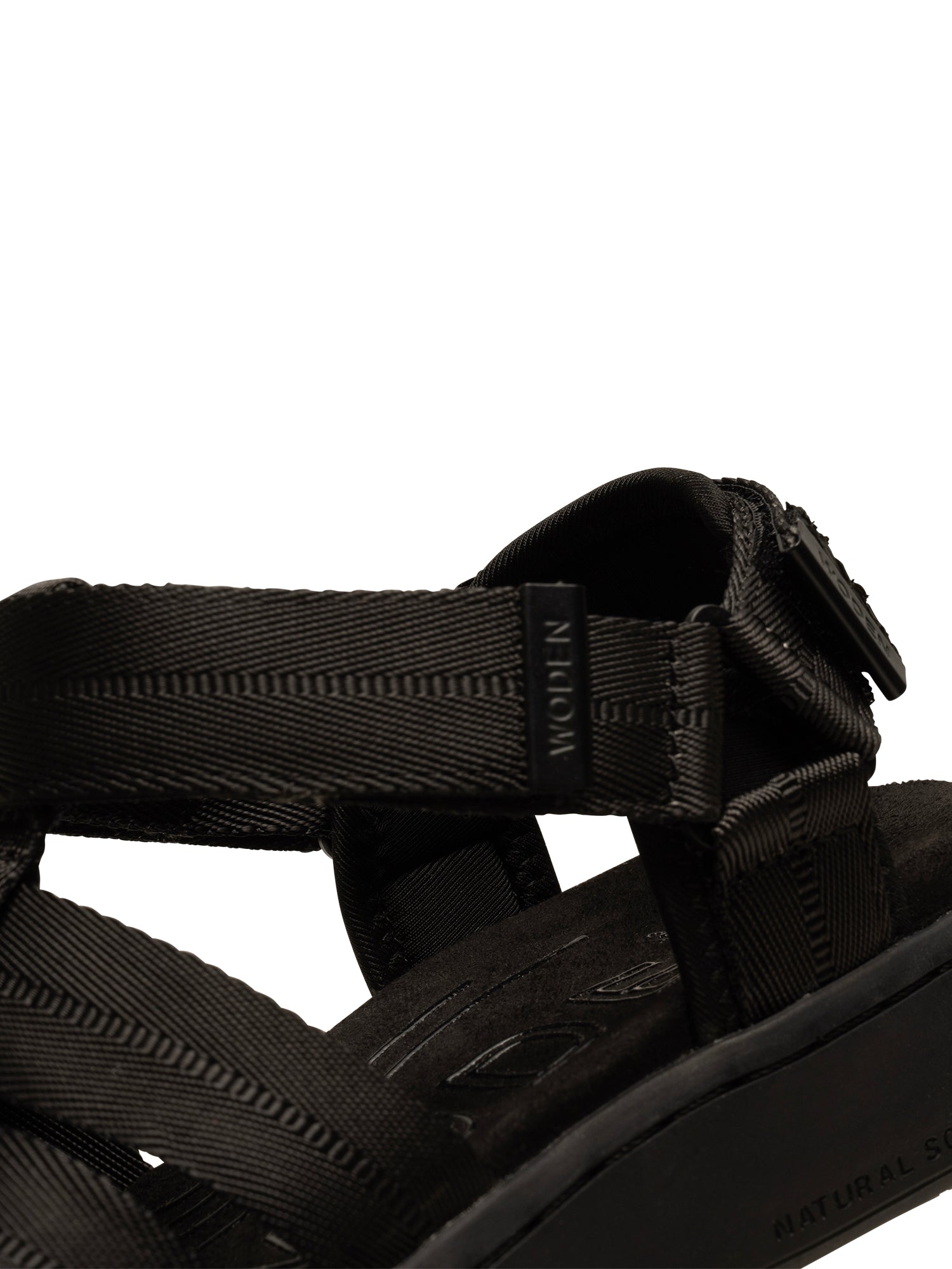 WODEN Line Fisherman Sandals 020 Black