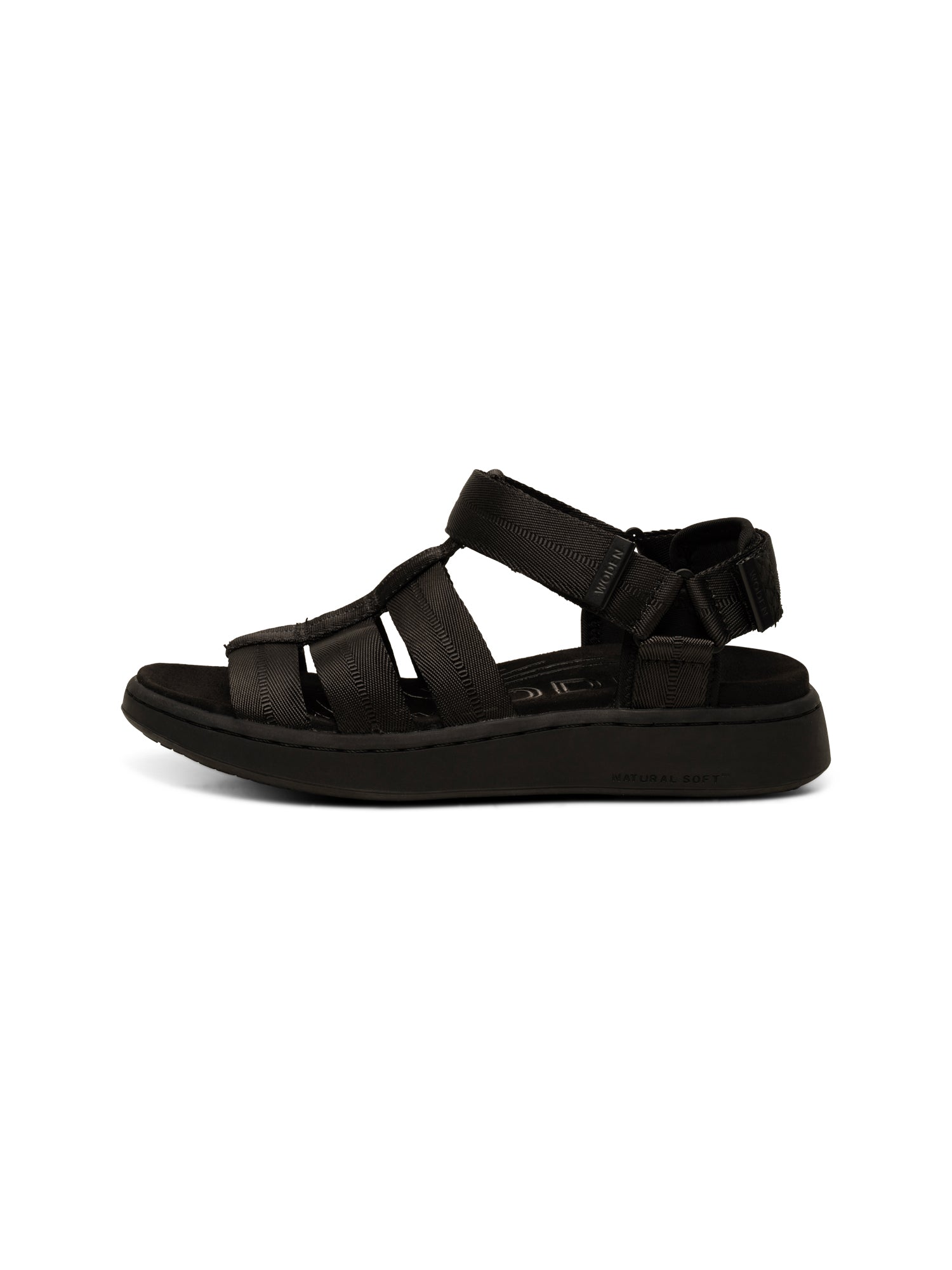 WODEN Line Fisherman Sandals 020 Black