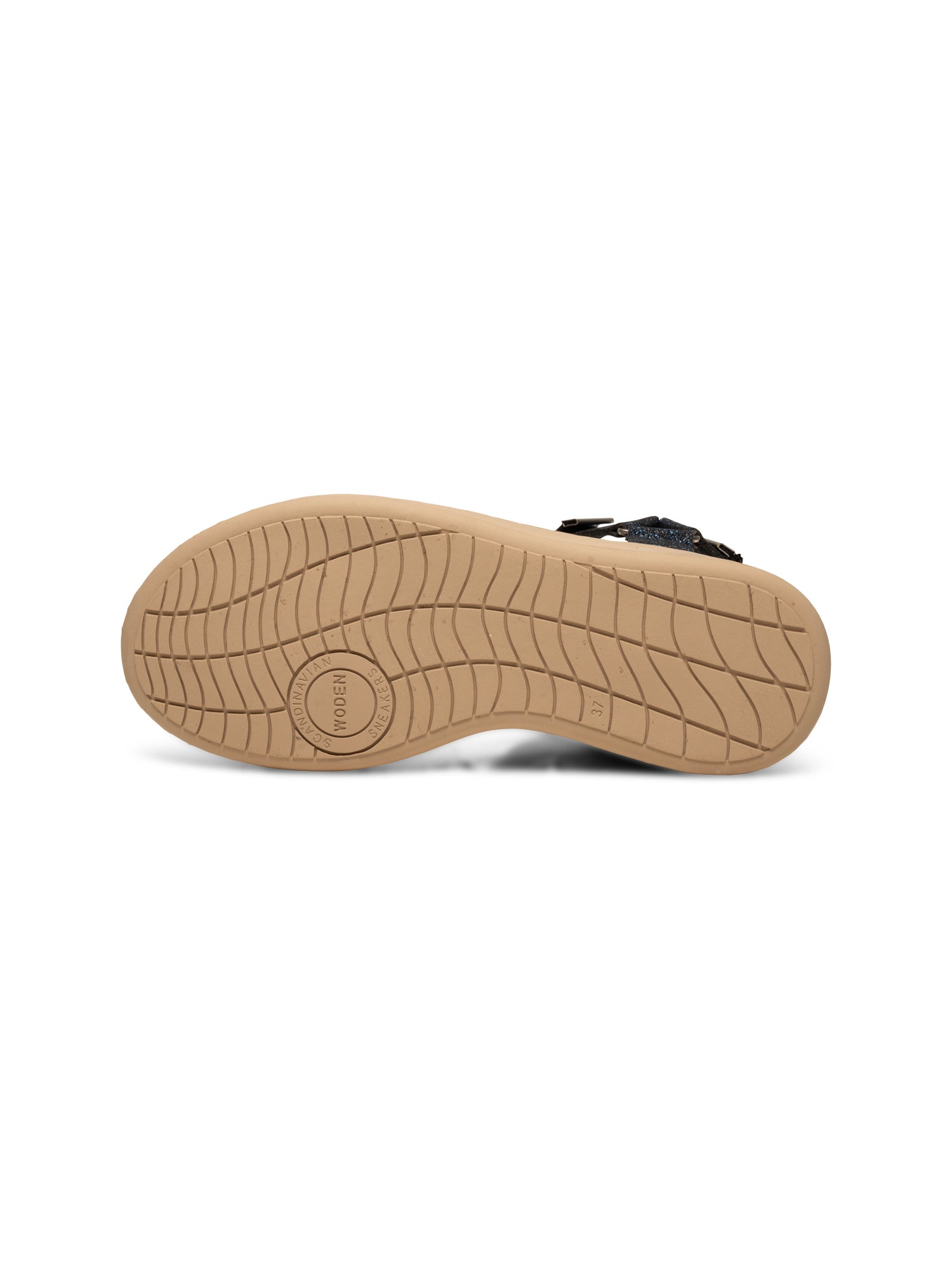 WODEN Line Glitter Sandals 009 Dark Navy