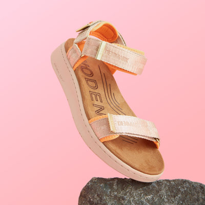 WODEN Line Heritage Sandals 852 Coffee Cream