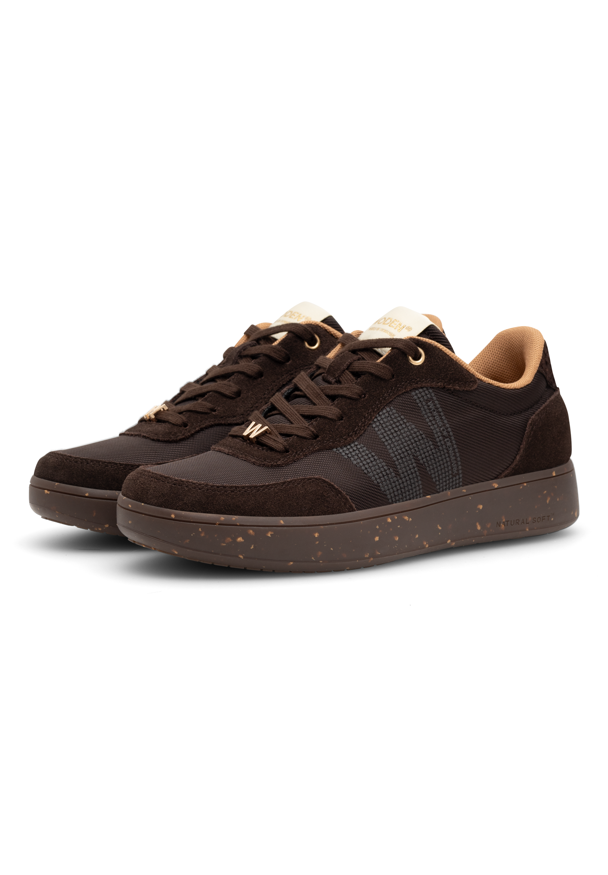 WODEN Line Sneak Sneakers 063 Chocolate