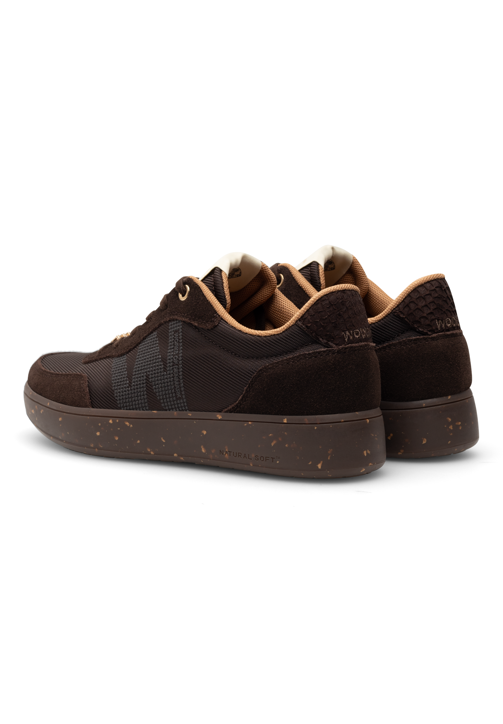 WODEN Line Sneak Sneakers 063 Chocolate