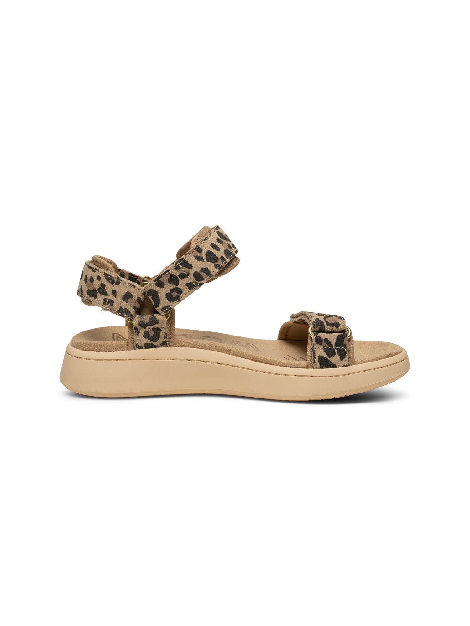 WODEN Line Suede Sandals 327 Leopard