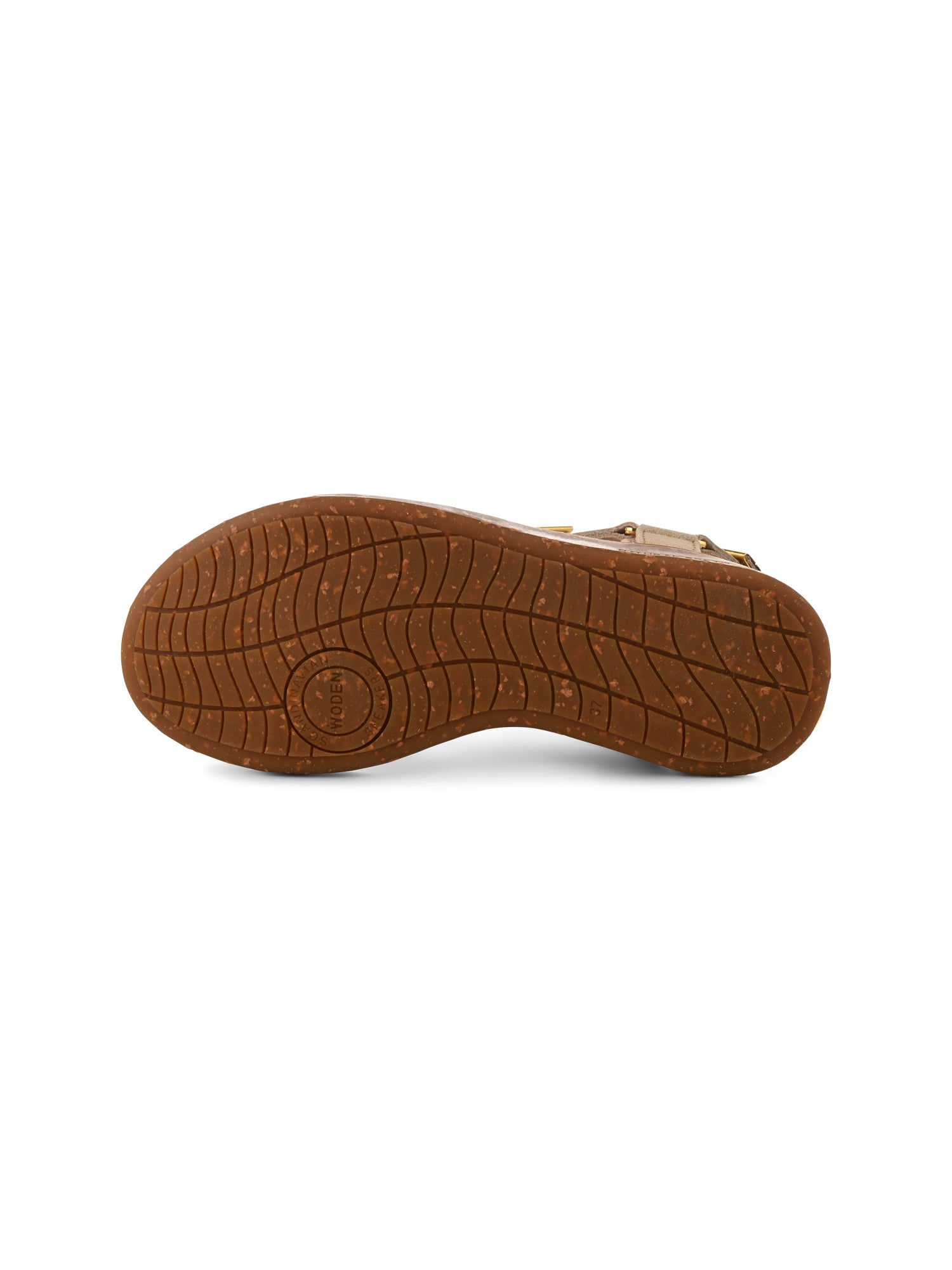 WODEN Line Suede Sandals 705 Beige