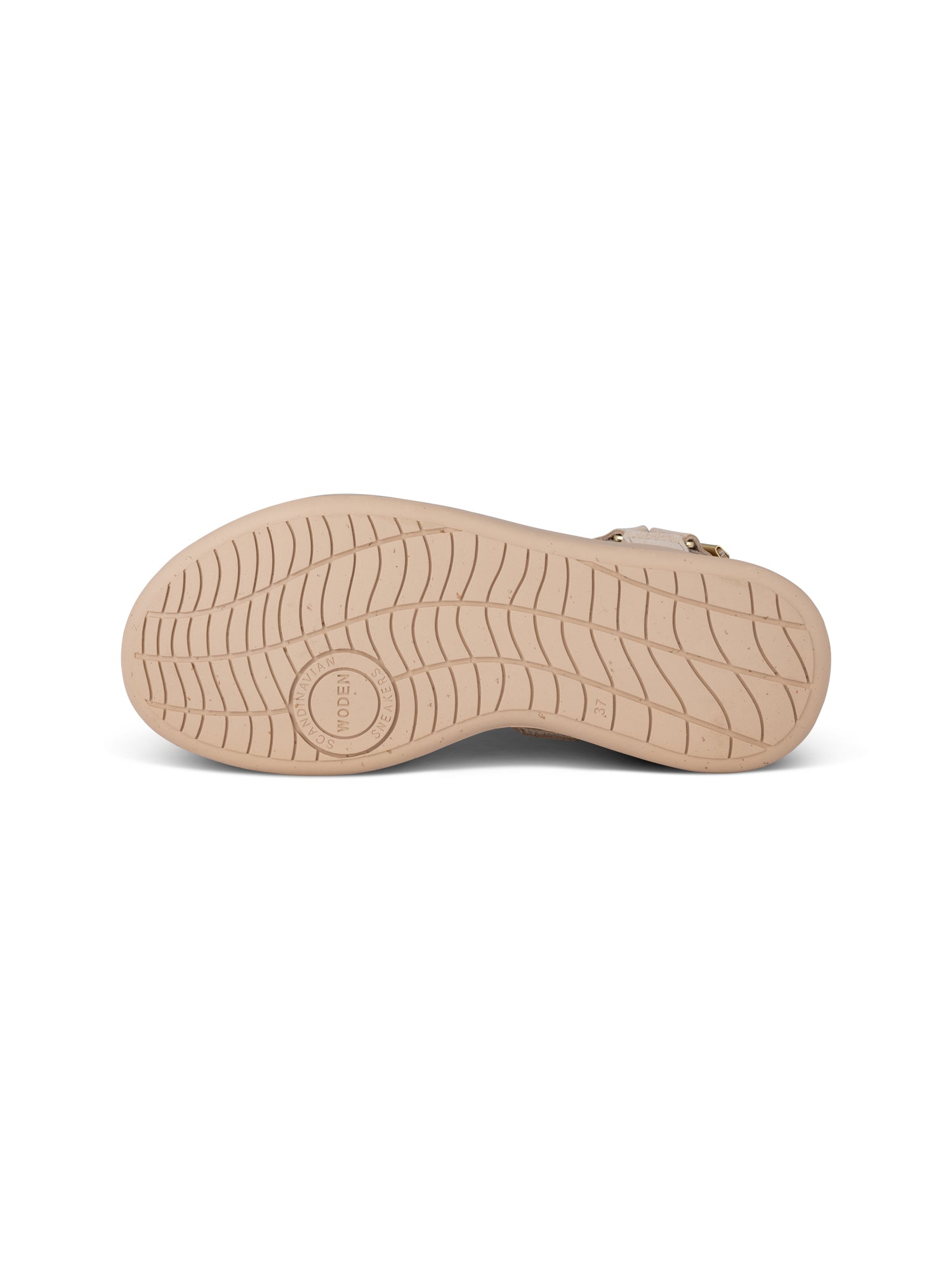 WODEN Line Suede Sandals 852 Coffee Cream