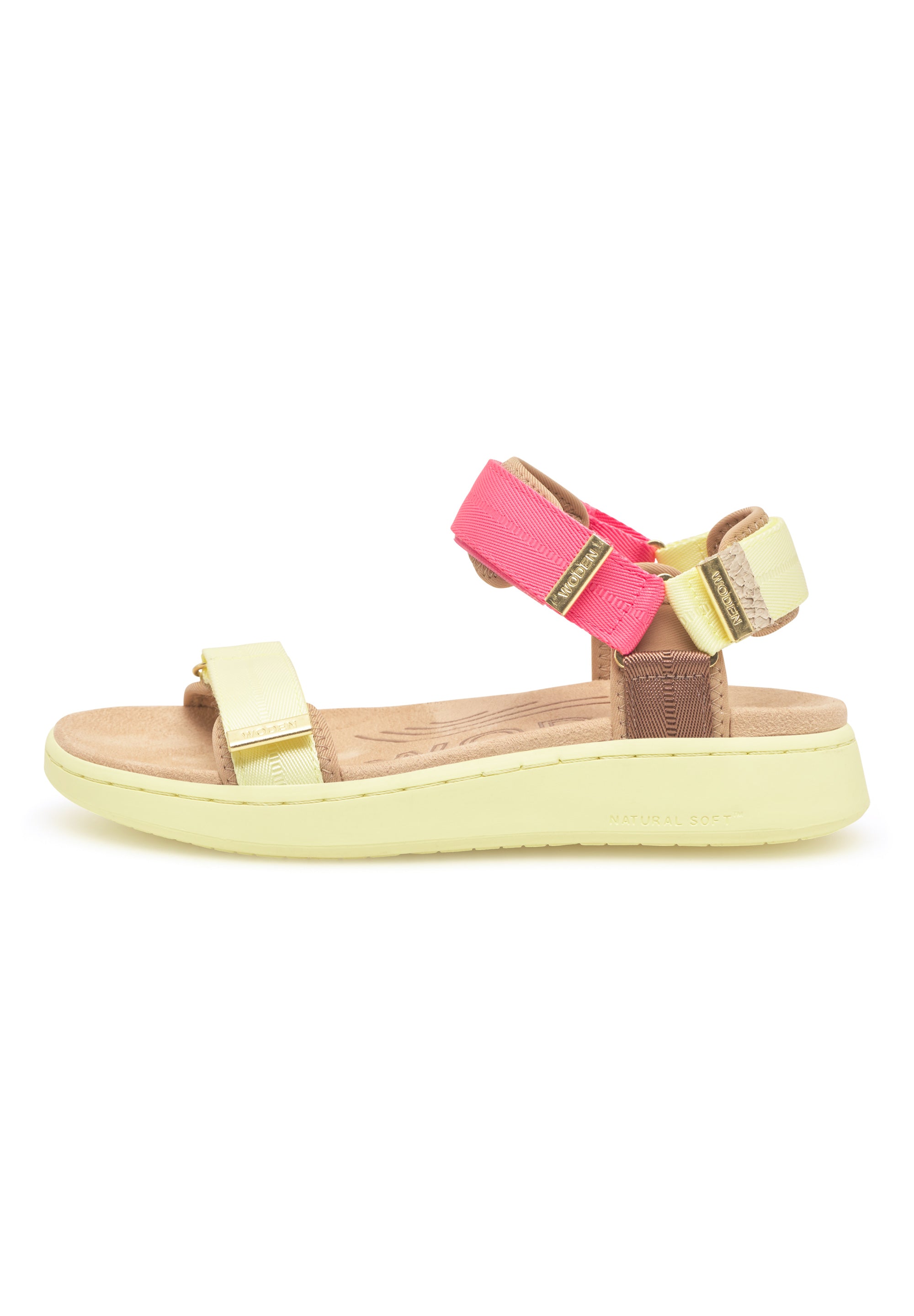 WODEN Line Tricolor Sandals 375 Wax Multi