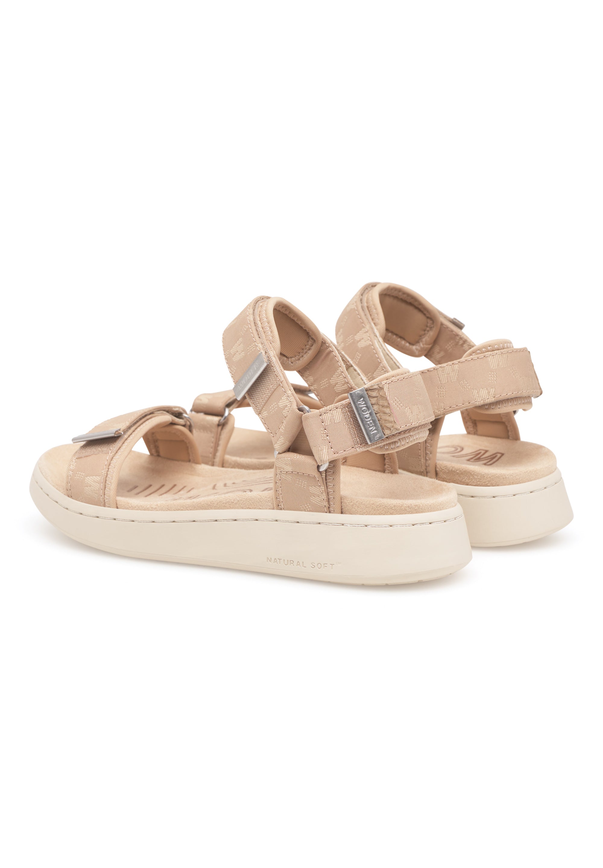 WODEN Line Woven Sandals 852 Coffee Cream