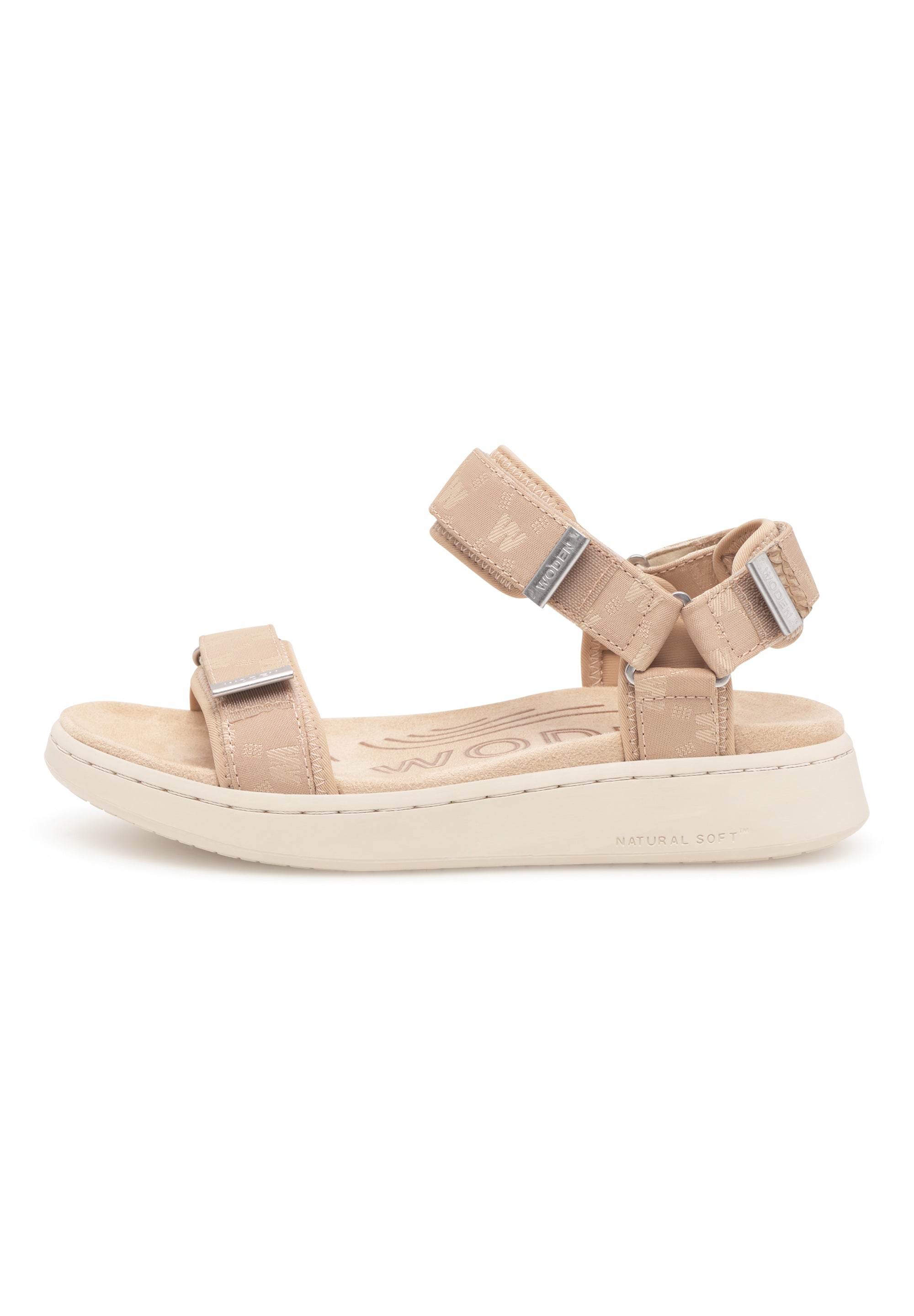 WODEN Line Woven Sandals 852 Coffee Cream