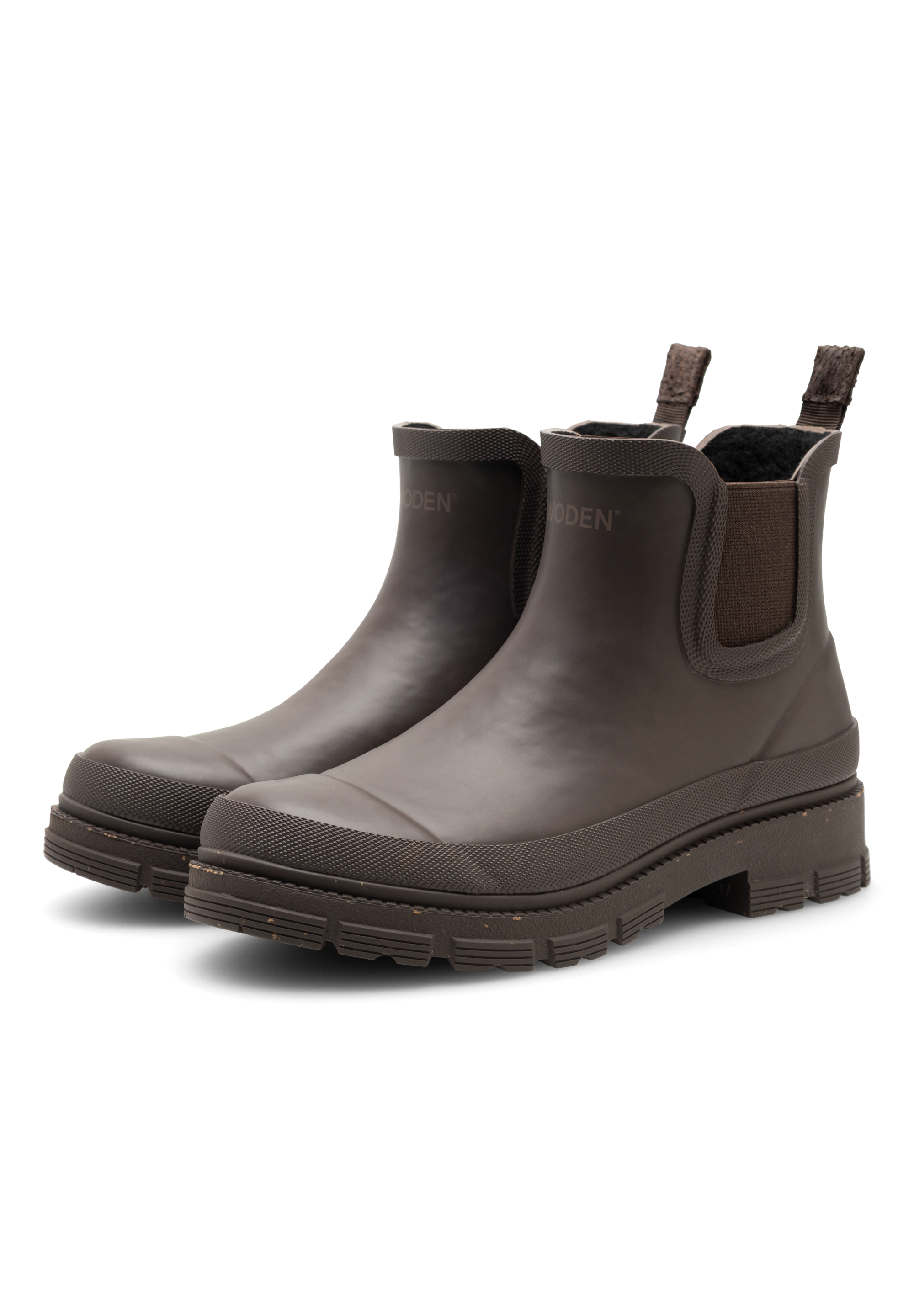 WODEN Liv Warm Waterproof Rubber Boots 063 Chocolate
