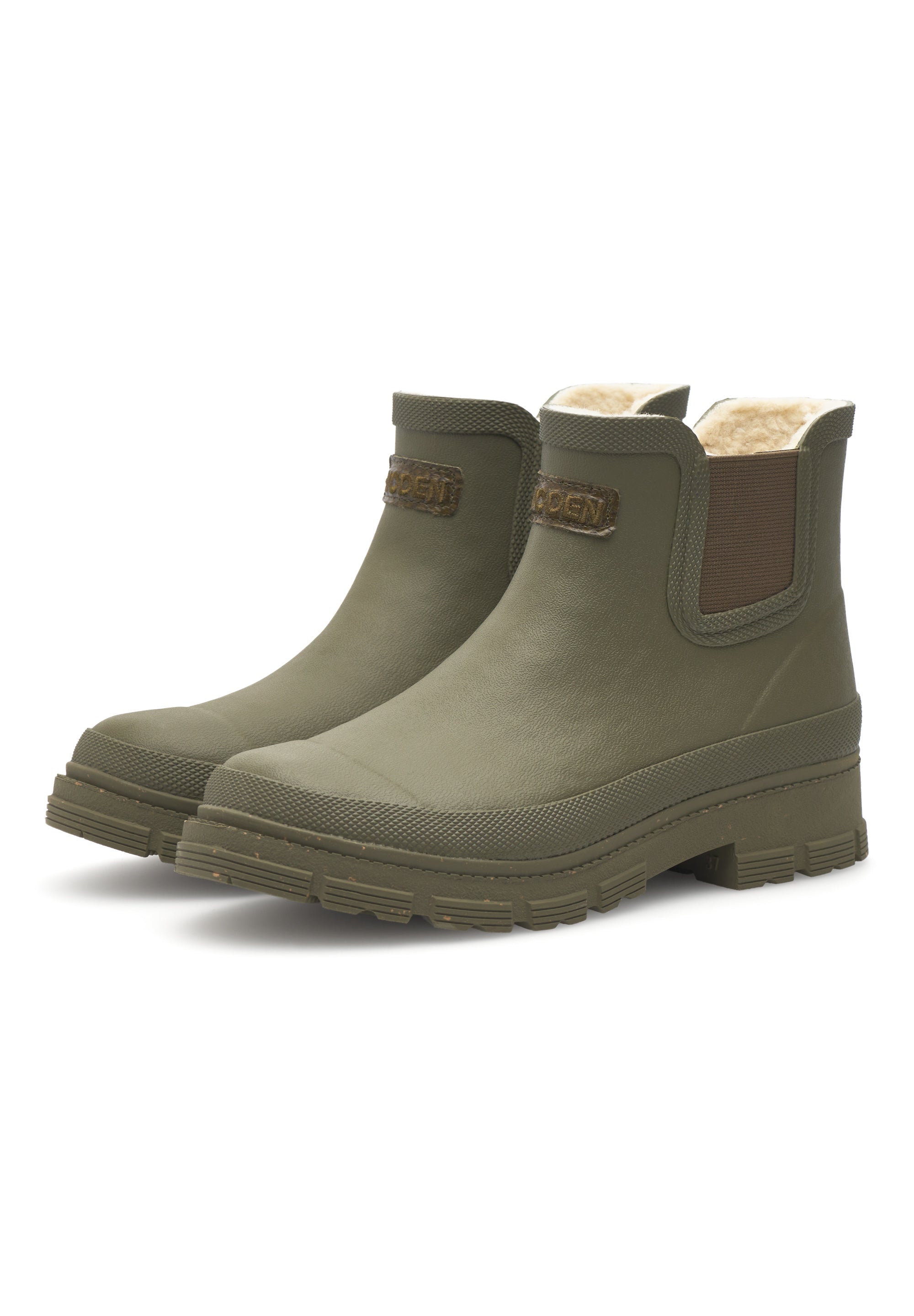 WODEN Liv Warm Waterproof Rubber Boots 295 Dark Olive