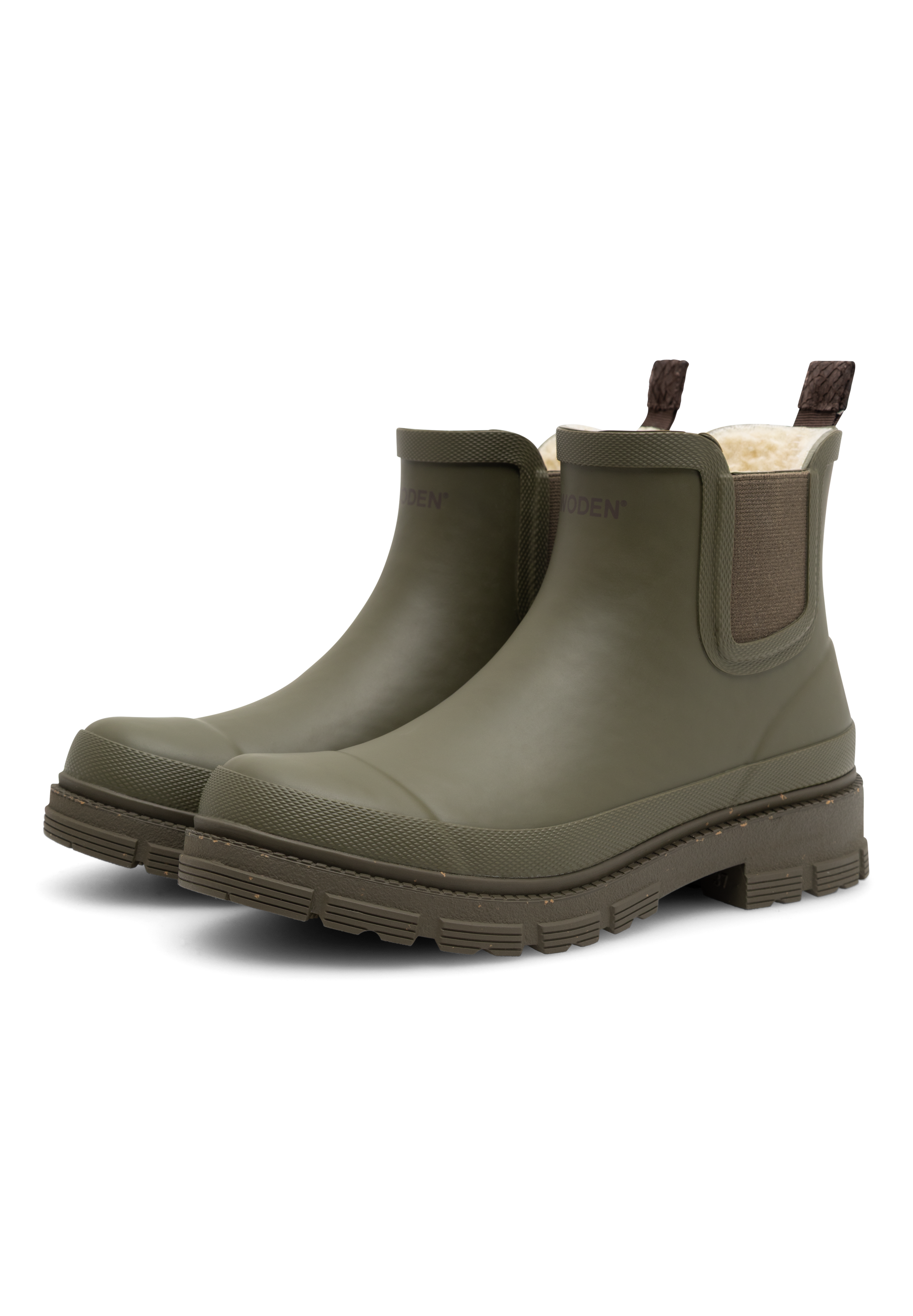 WODEN Liv Warm Waterproof Rubber Boots 295 Dark Olive