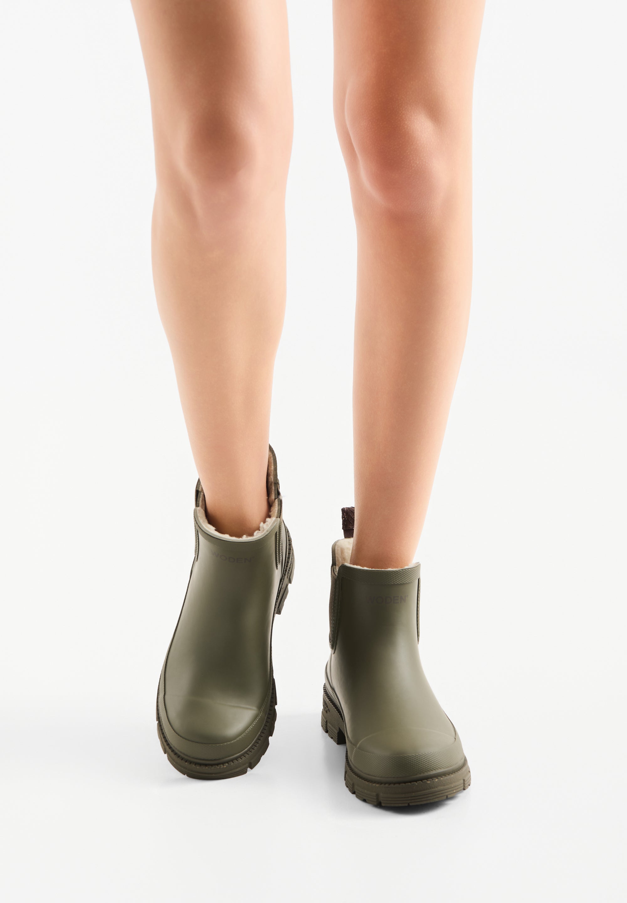 WODEN Liv Warm Waterproof Rubber Boots 295 Dark Olive