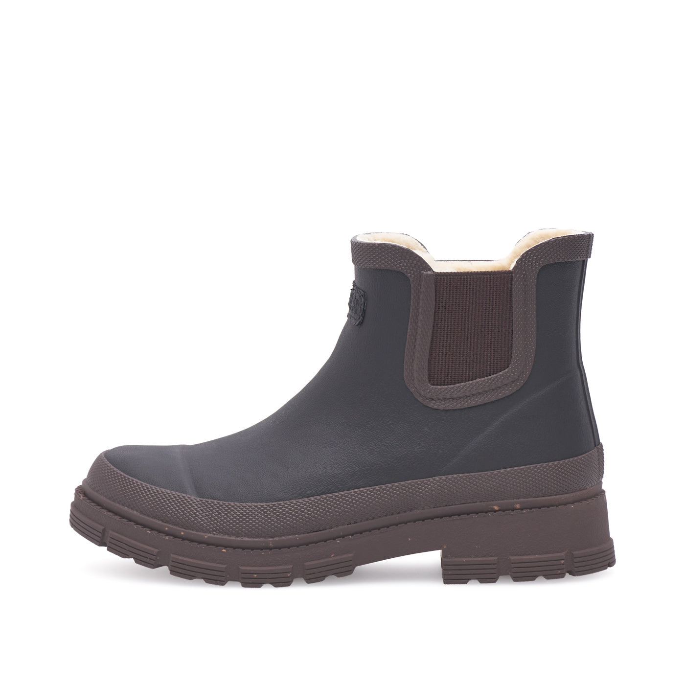 WODEN Liv Warm Waterproof Rubber Boots 352 Black/Chocolate