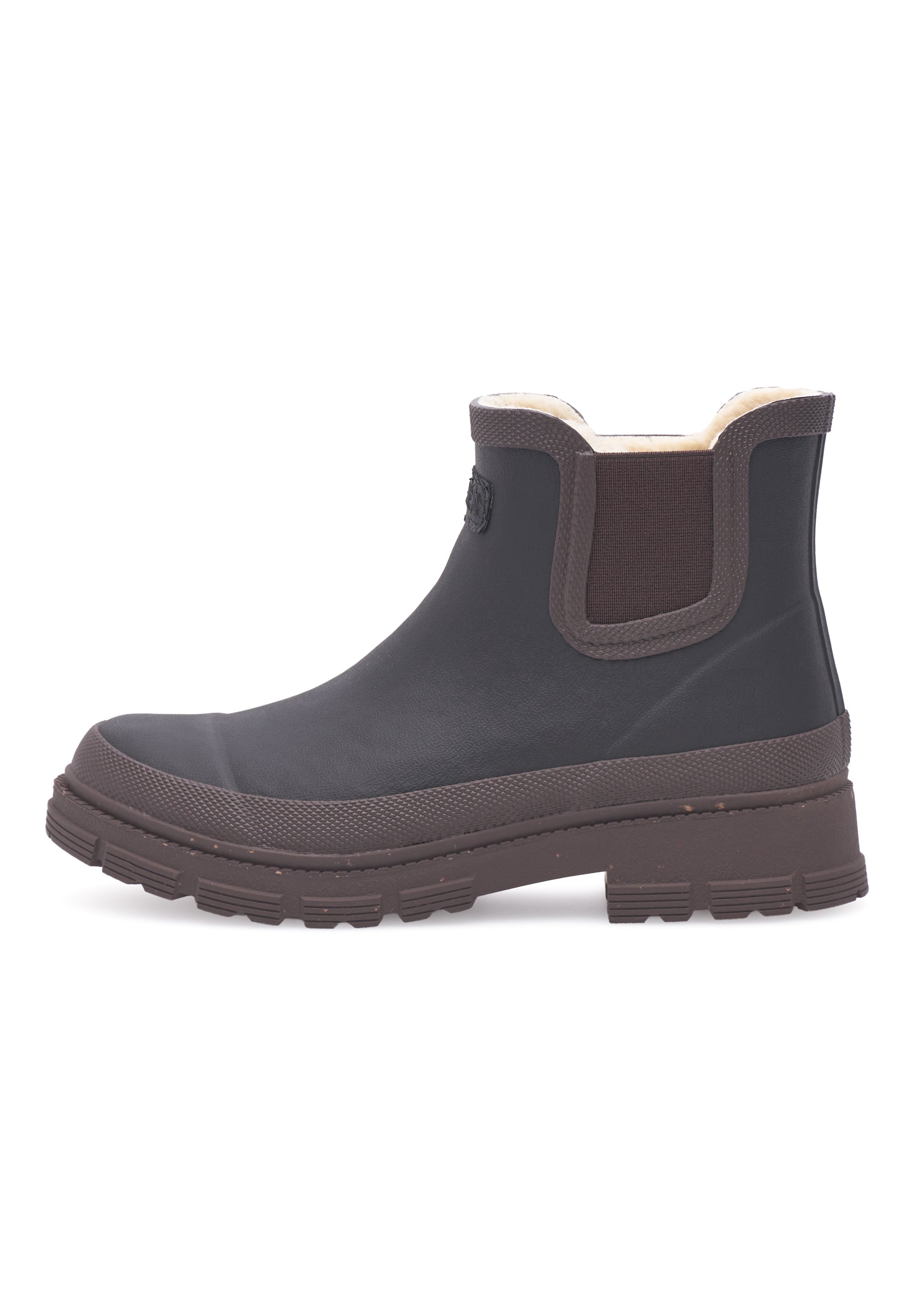 WODEN Liv Warm Waterproof Rubber Boots 352 Black/Chocolate