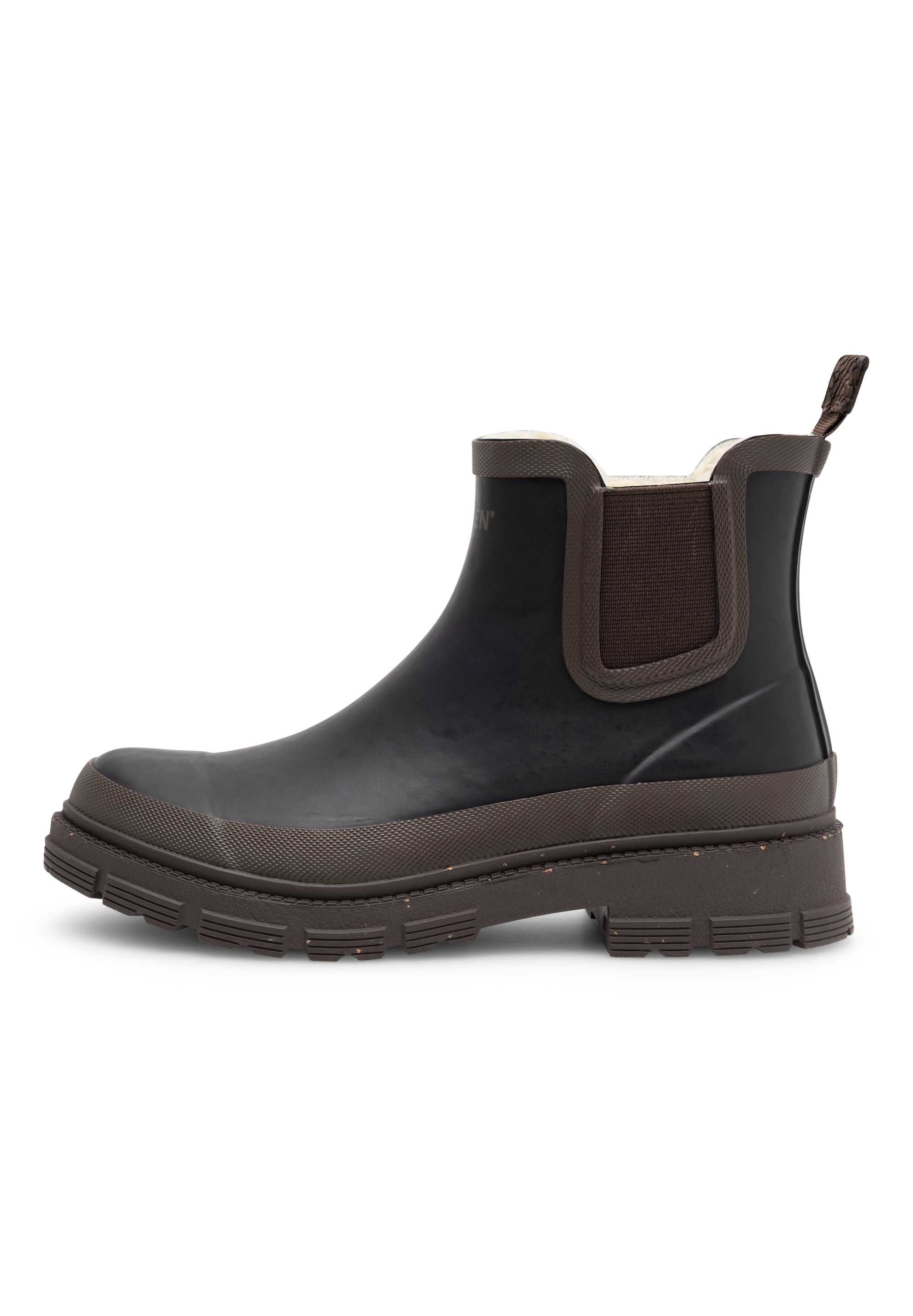 WODEN Liv Warm Waterproof Rubber Boots 352 Black/Chocolate