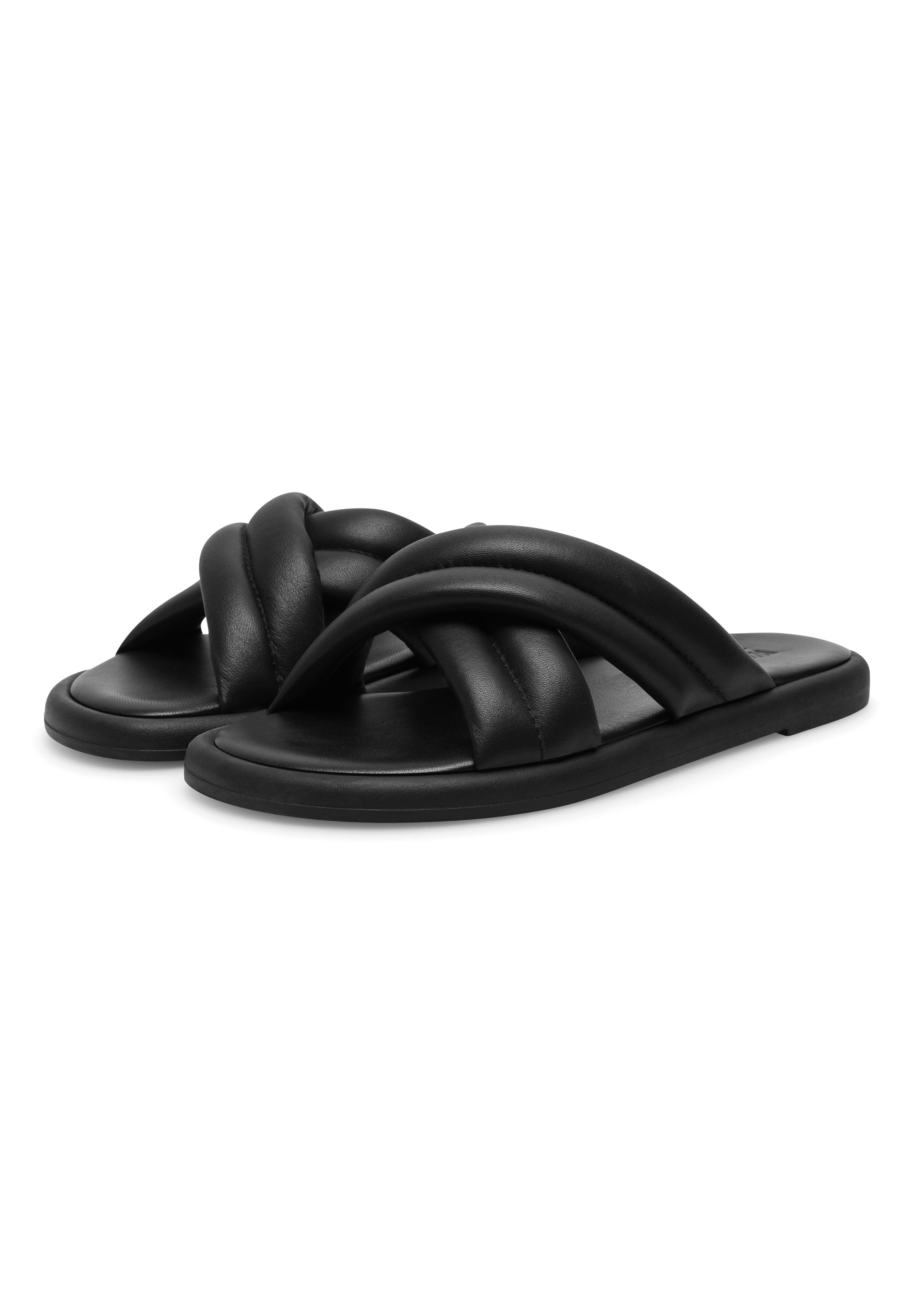 WODEN STB WOMENS Lotta Cross Mule Sandals 020 Black