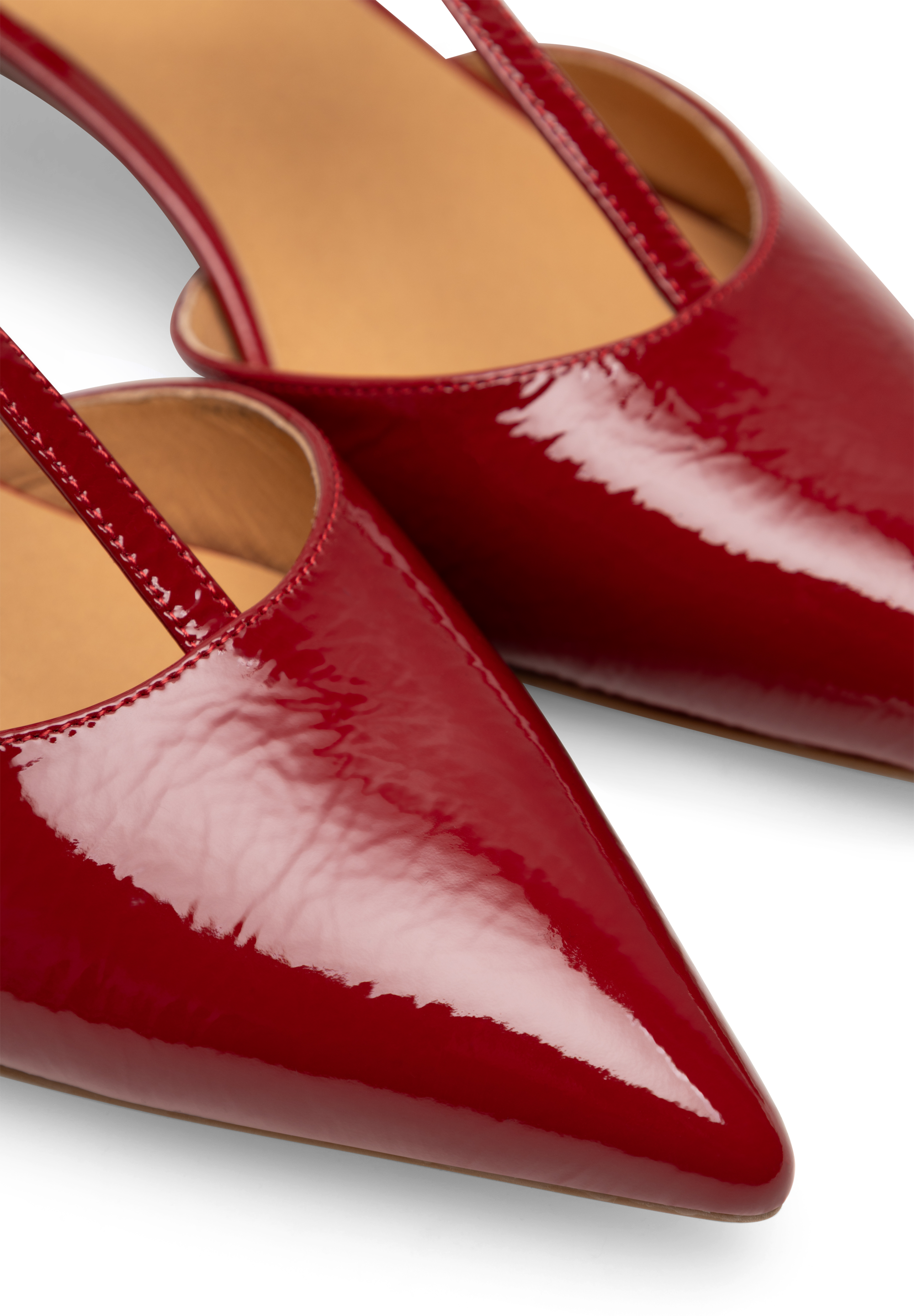 WODEN STB WOMENS Lucca Patent Heels 360 Cranberry
