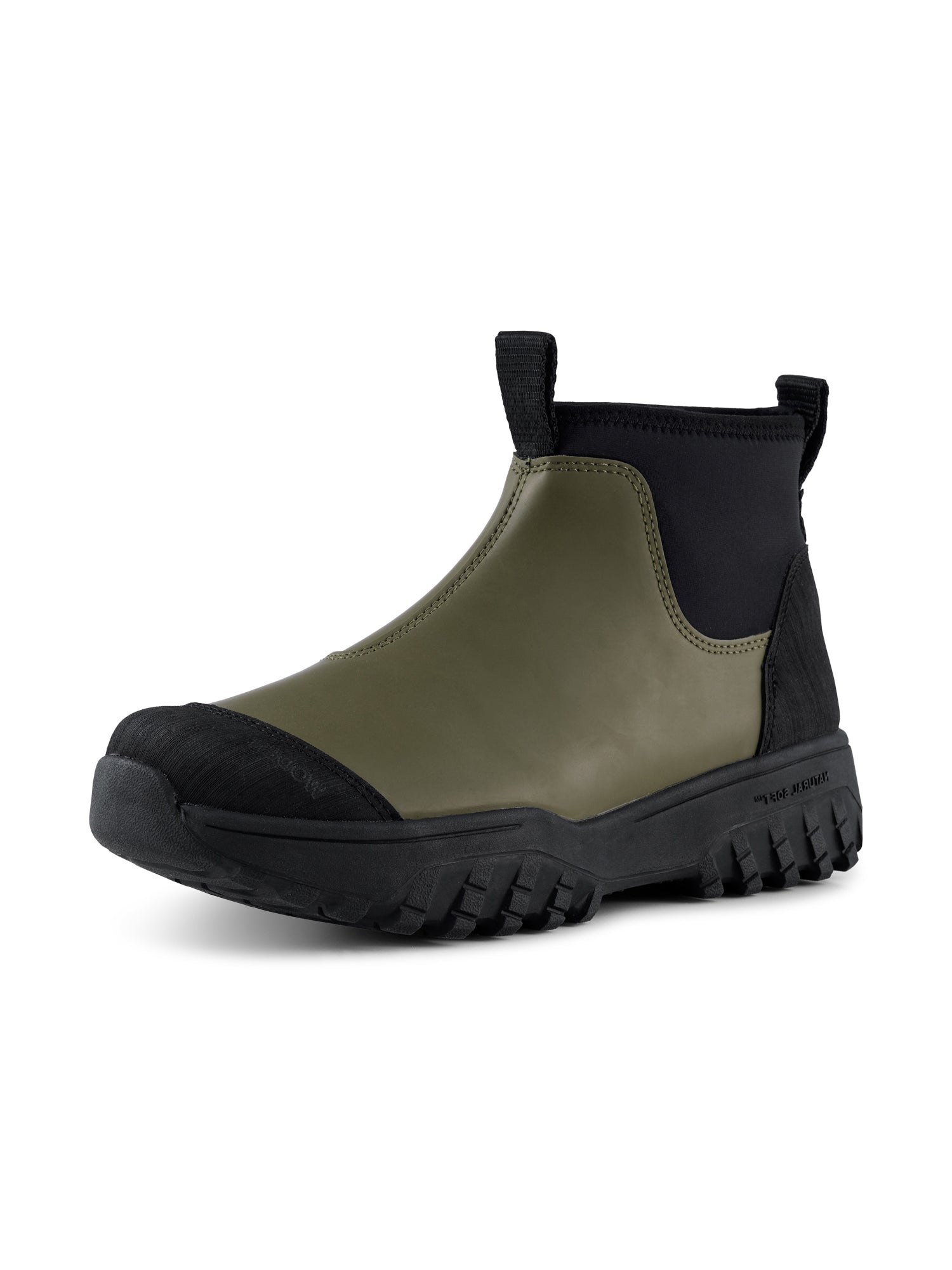 WODEN Magda Low Waterproof Rubber Boots 295 Dark Olive