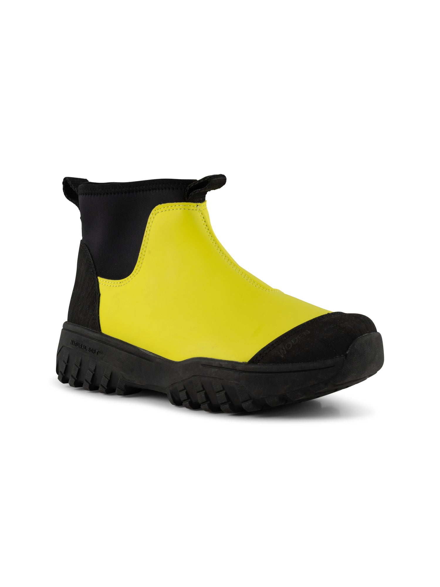 WODEN Magda Low Waterproof Rubber Boots 601 Neon Yellow