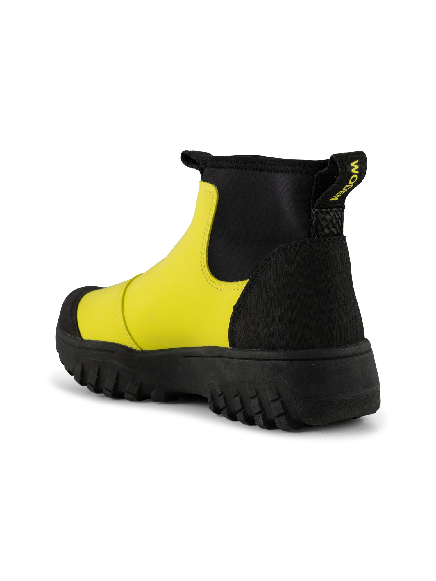 WODEN Magda Low Waterproof Rubber Boots 601 Neon Yellow