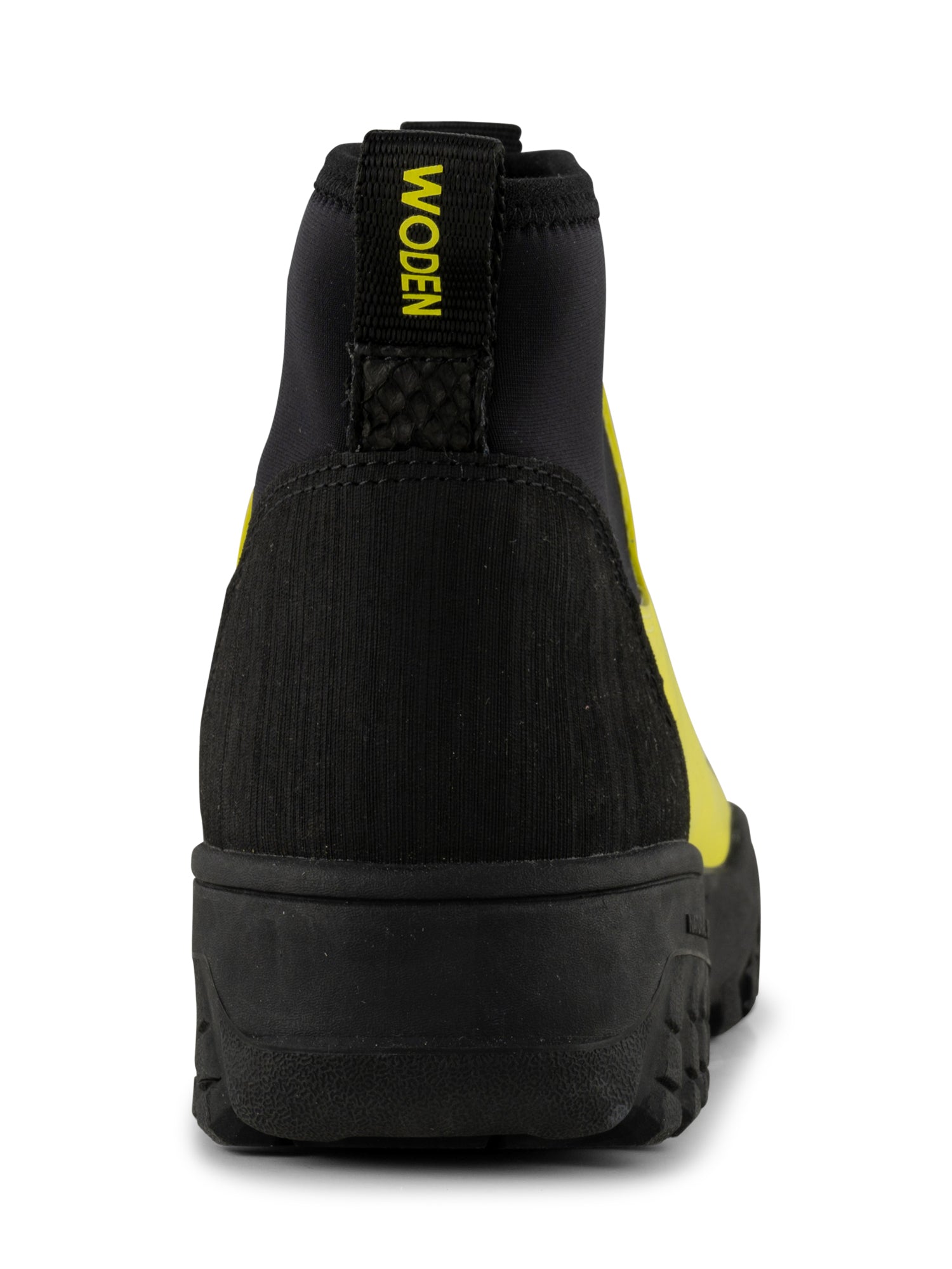 WODEN Magda Low Waterproof Rubber Boots 601 Neon Yellow
