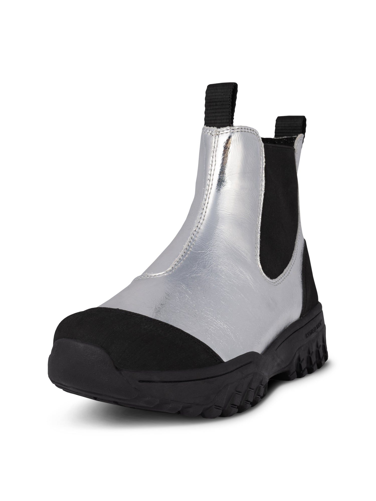 WODEN Magda Metallic Waterproof Boots 039 Silver