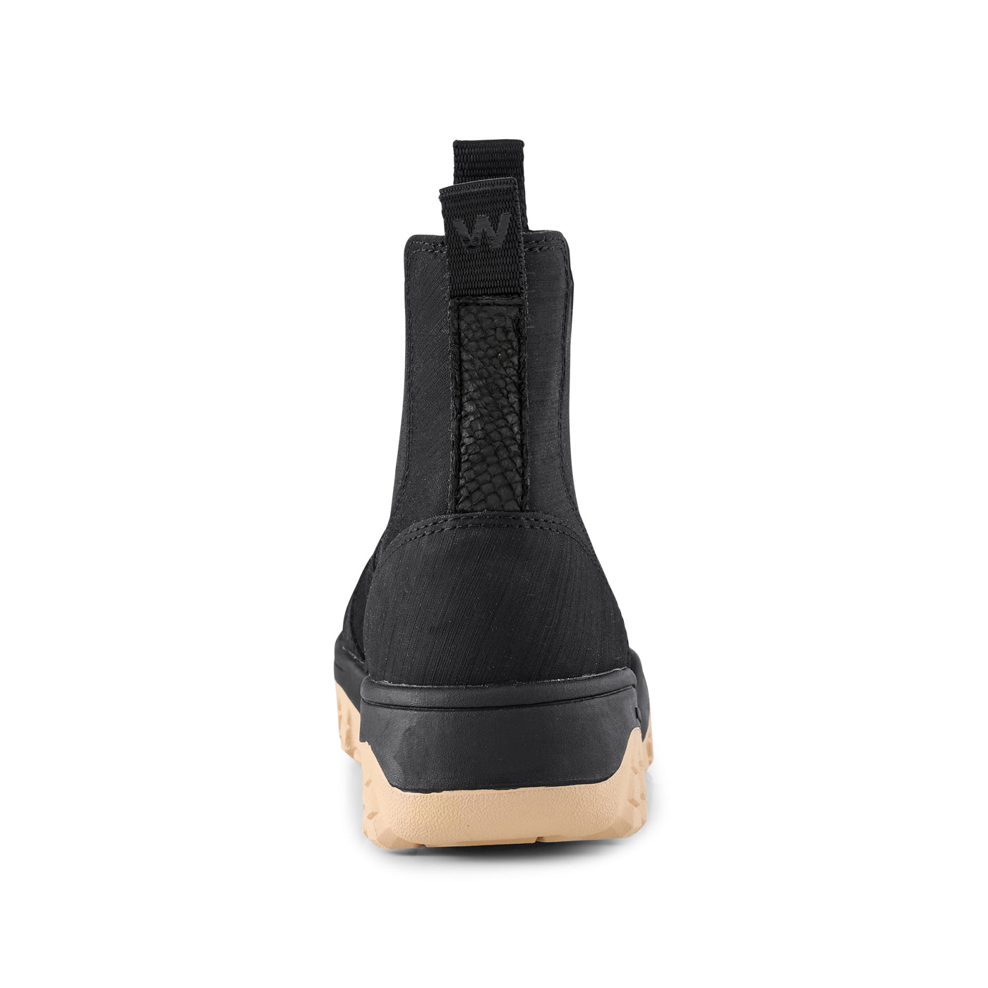 WODEN Magda Rubber Track Boot  Rubber Boots 845 Black/Beige