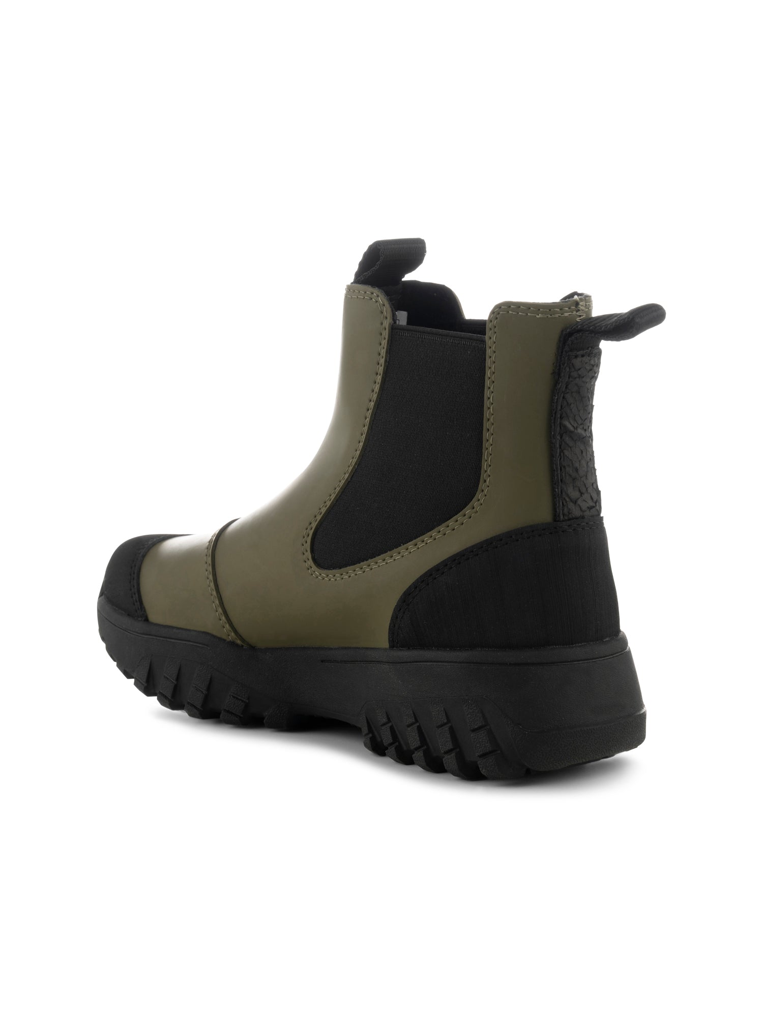 WODEN Magda Track Waterproof Rubber Boots 295 Dark Olive