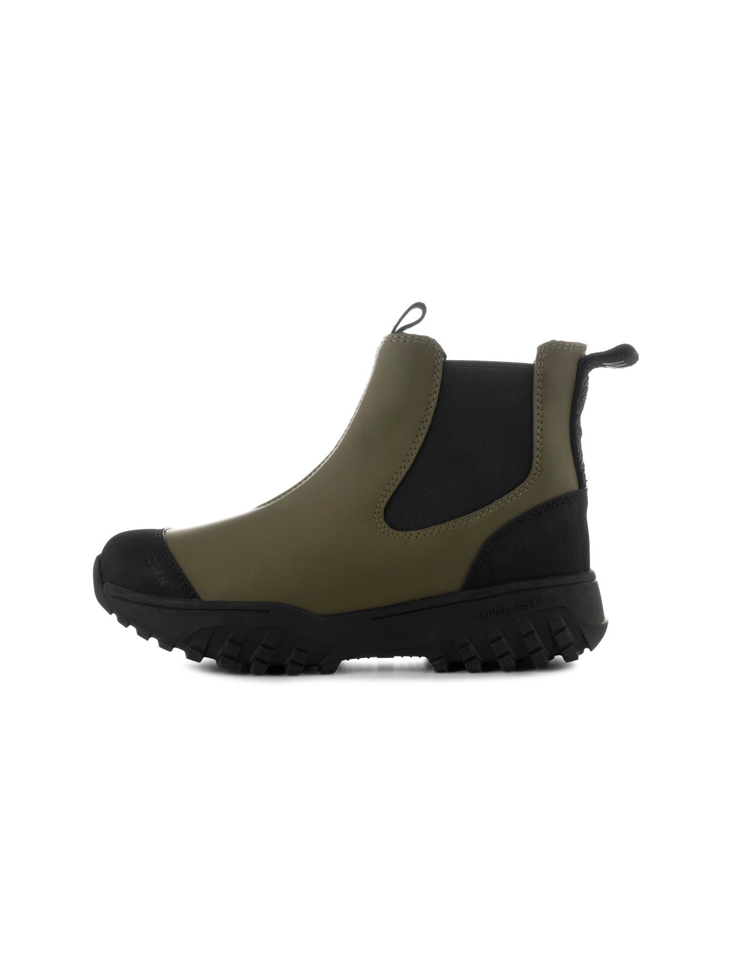 WODEN Magda Track Waterproof Rubber Boots 295 Dark Olive