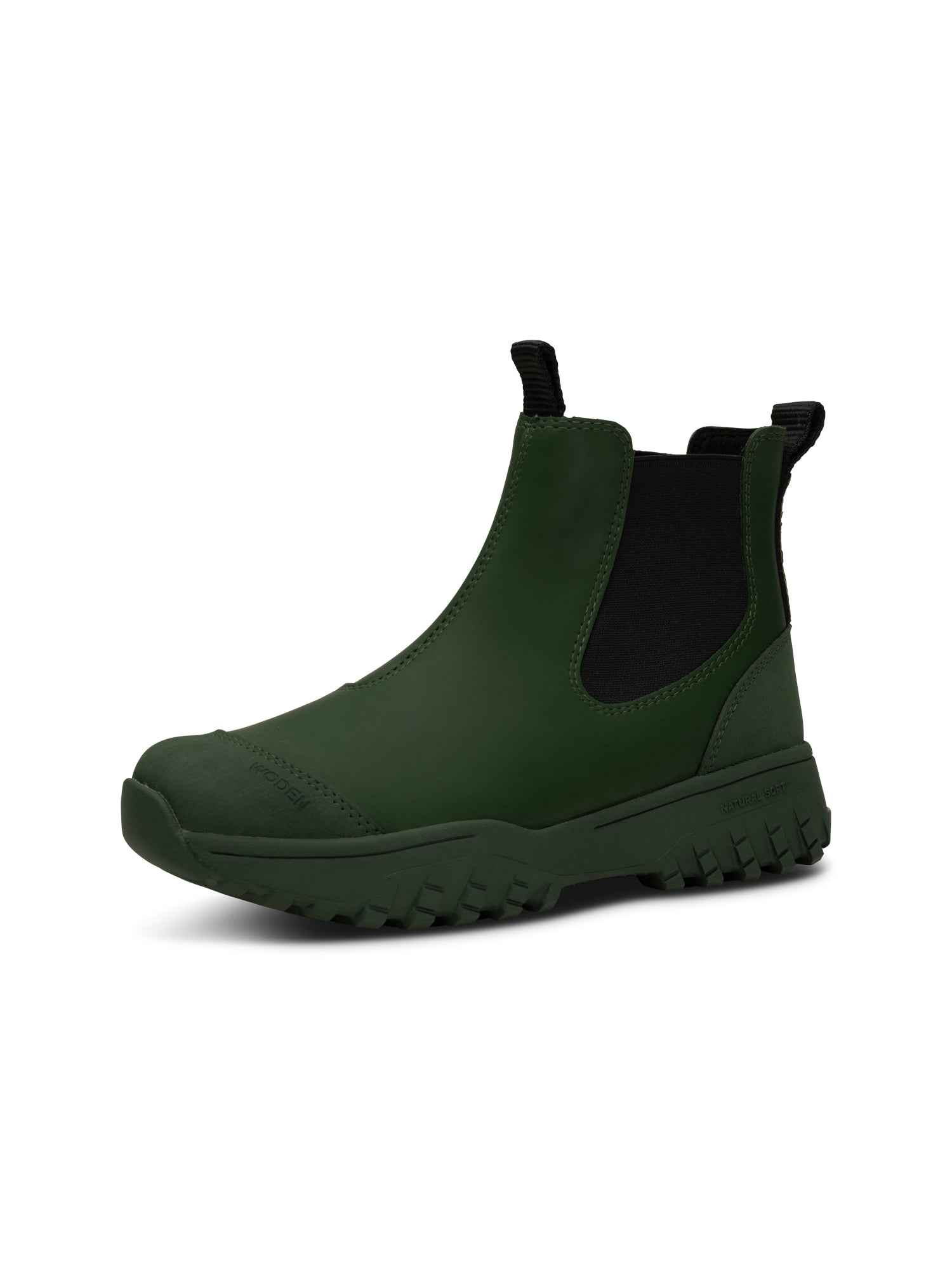 WODEN Magda Track Waterproof Rubber Boots 296 Dark Forest
