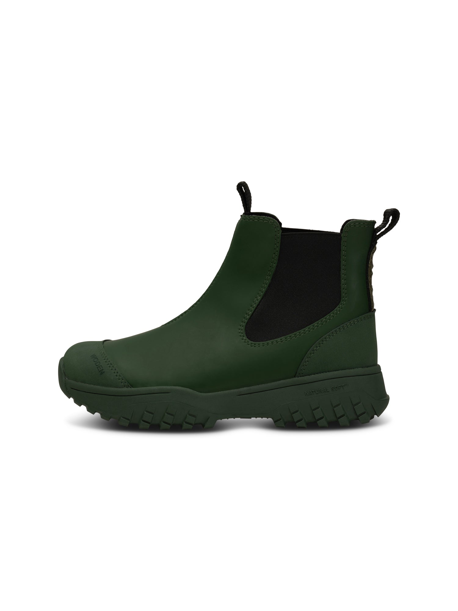 WODEN Magda Track Waterproof Rubber Boots 296 Dark Forest